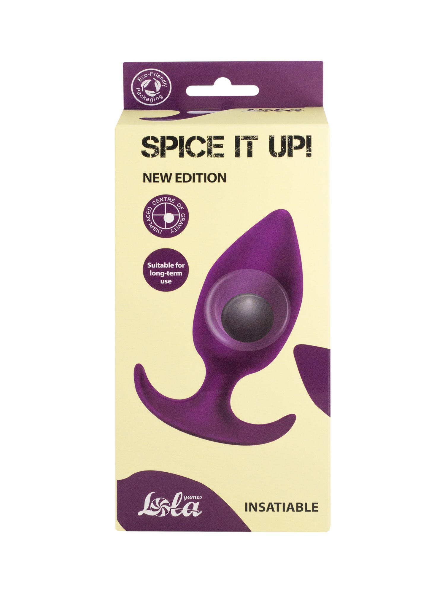 пробка со смещенным центром тяжести spice it up insatiable ultraviolet 8011-04lola в Мурманске