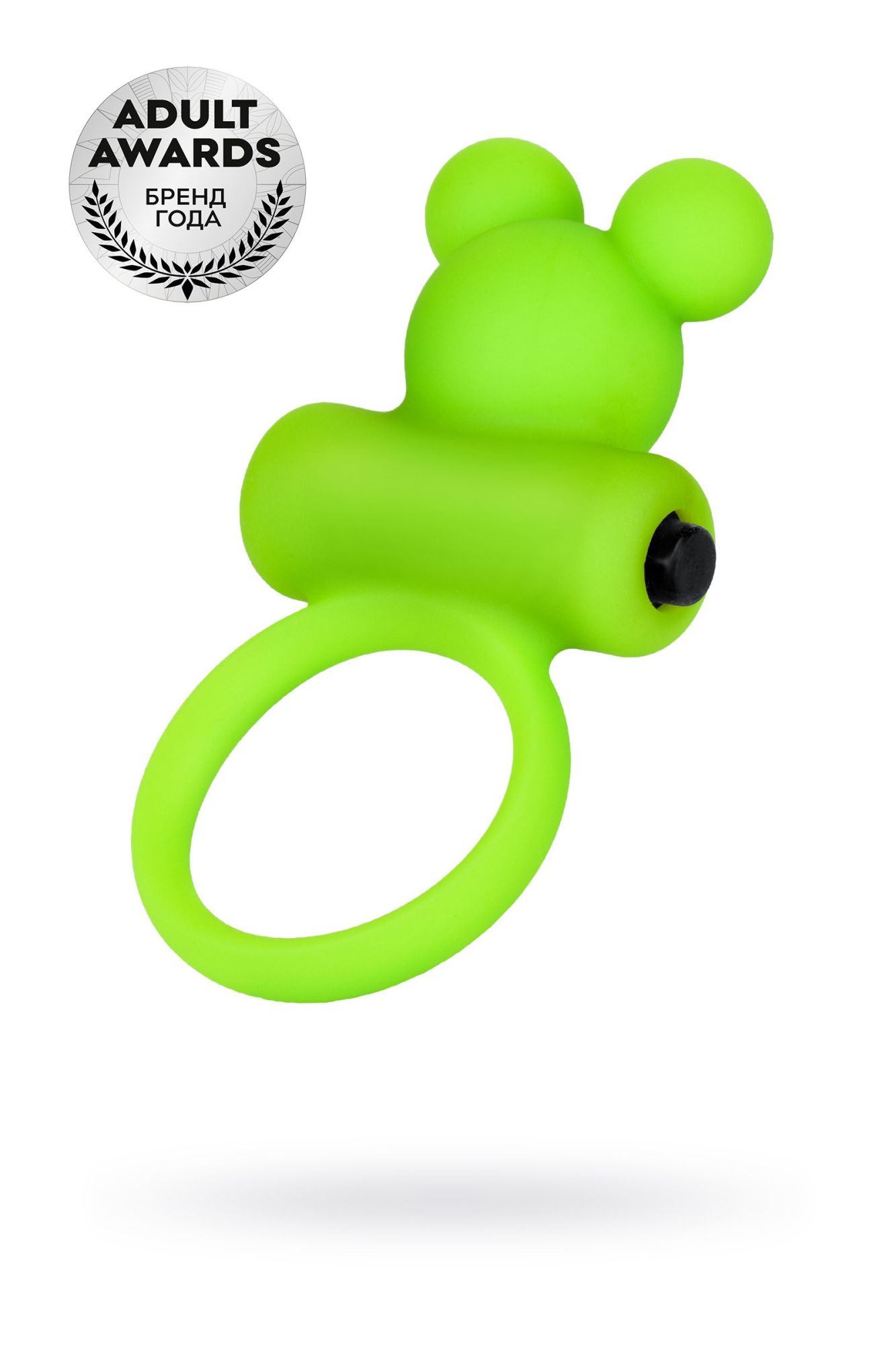 виброкольцо на пенис a-toys by toyfa chio, силикон, зеленое, 8,1 см, ø 3,1 см в Мурманске