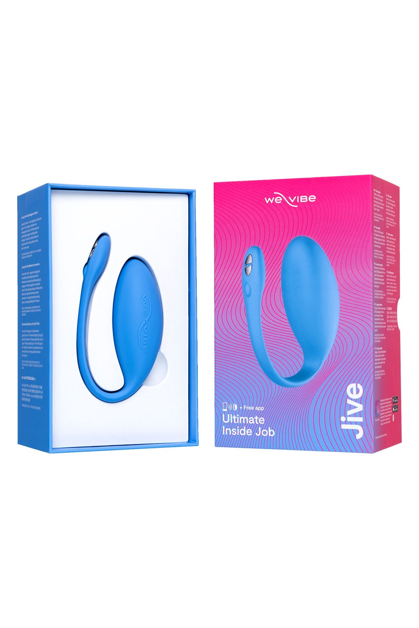 виброяйцо we-vibe jive силикон, синее в Мурманске