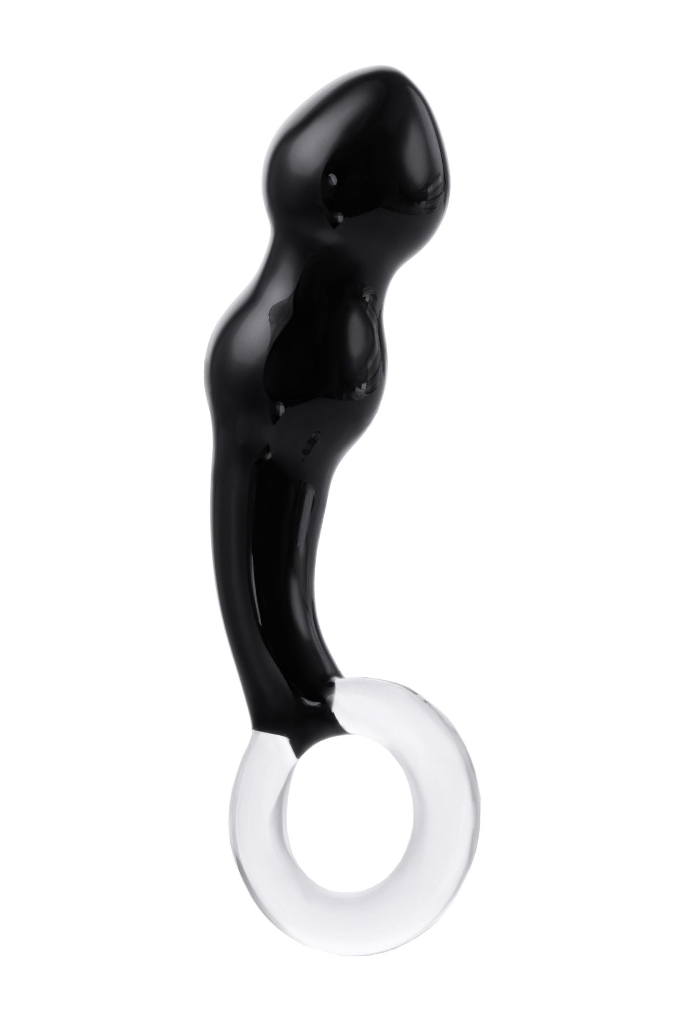 стимулятор простаты sexus glass, стекло, черный, 17 см в Мурманске