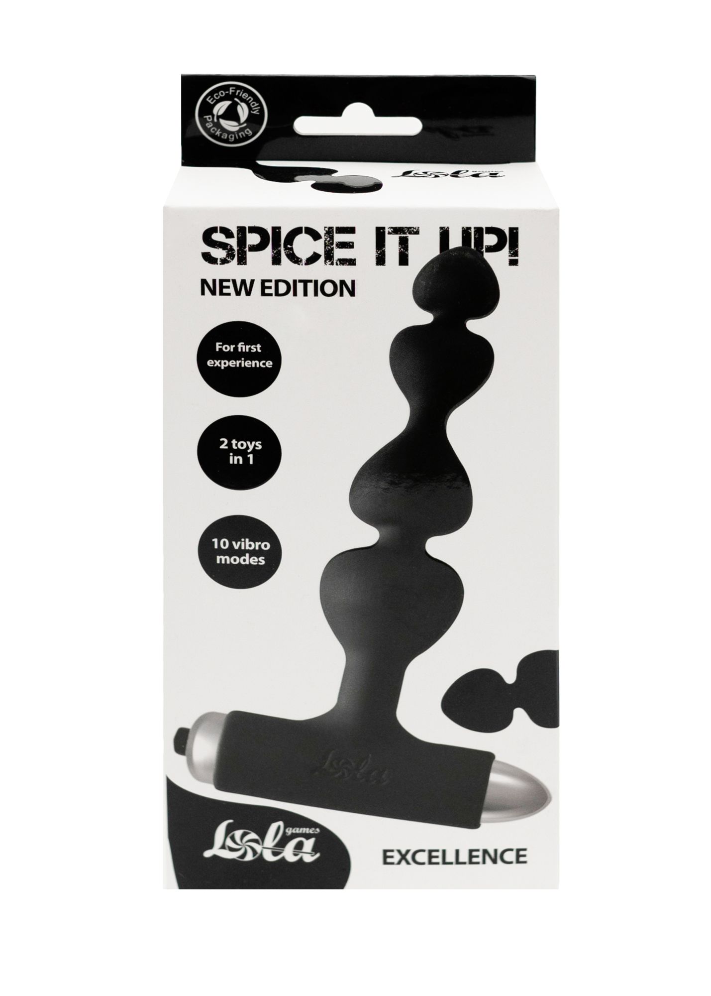 анальная пробка с вибрацией spice it up new edition excellence black 8016-01lola в Мурманске