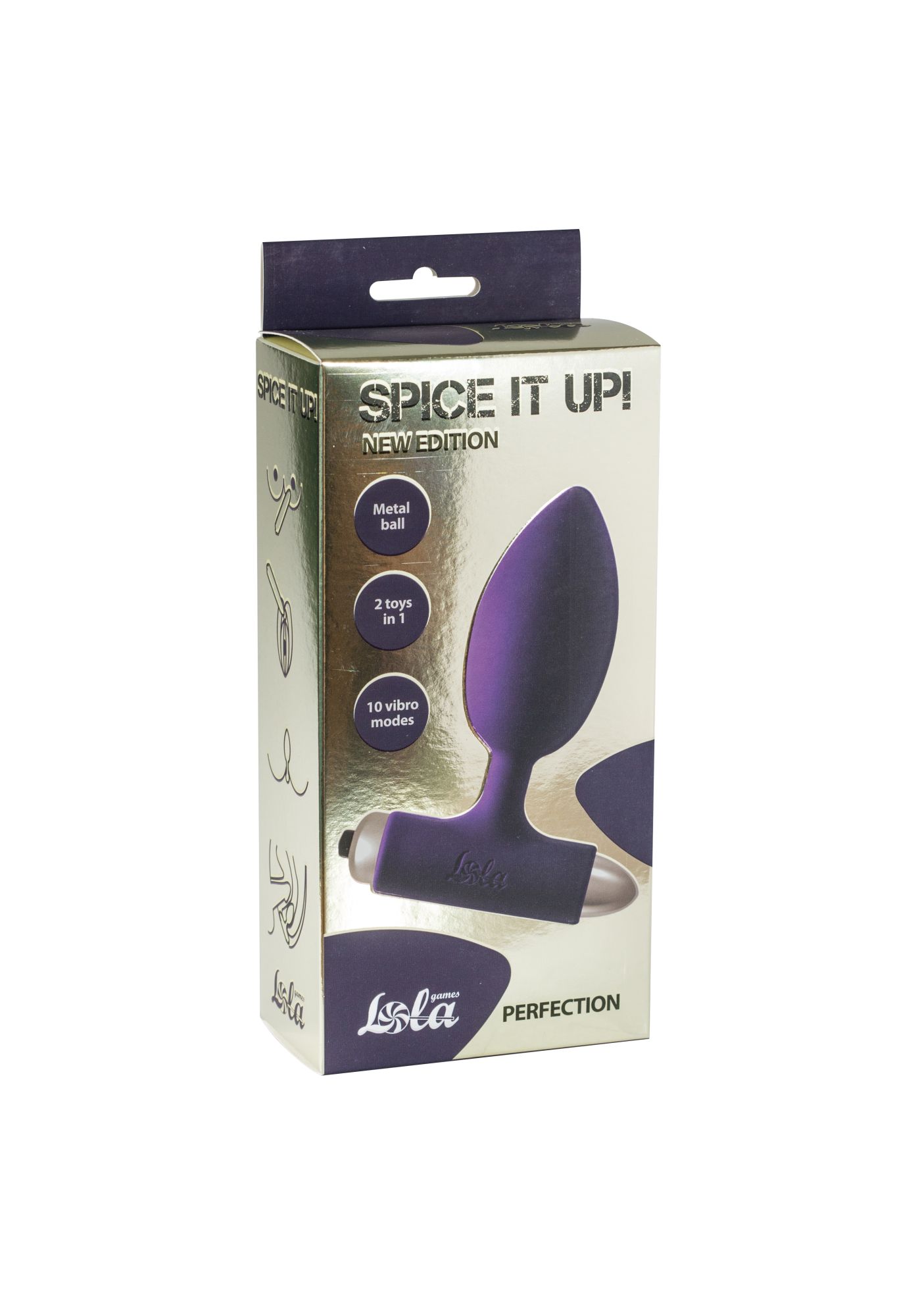 анальная пробка с вибрацией spice it up new edition perfection ultraviolet 8014-04lola в Мурманске