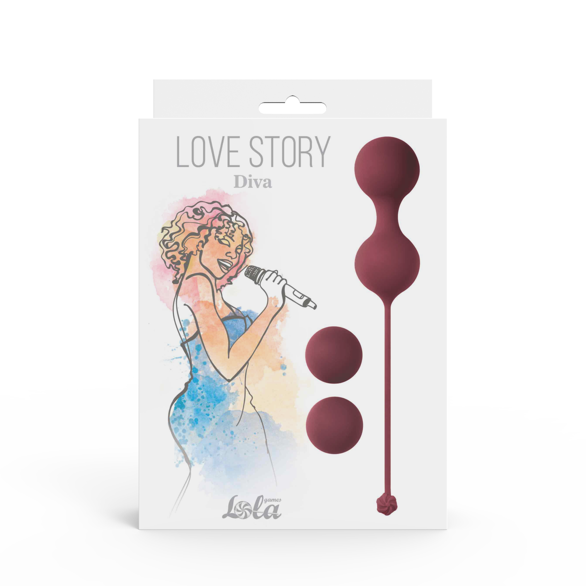 набор вагинальных шариков love story diva wine red 3012-02lola в Мурманске