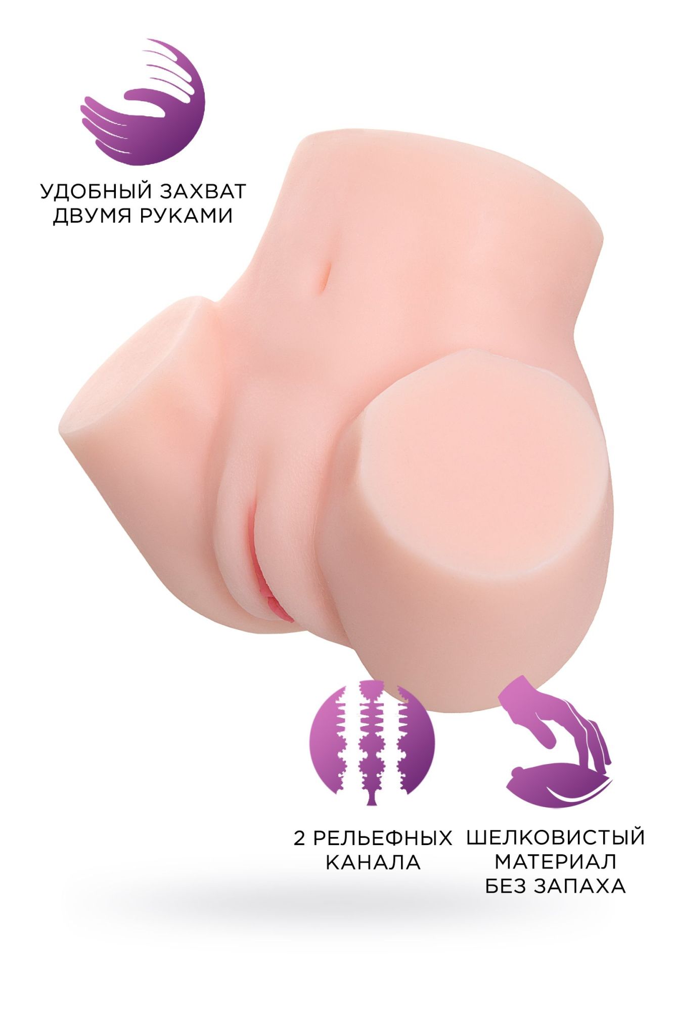мастурбатор реалистичный toyfa juicy pussy adele, tpe, телесный в Мурманске