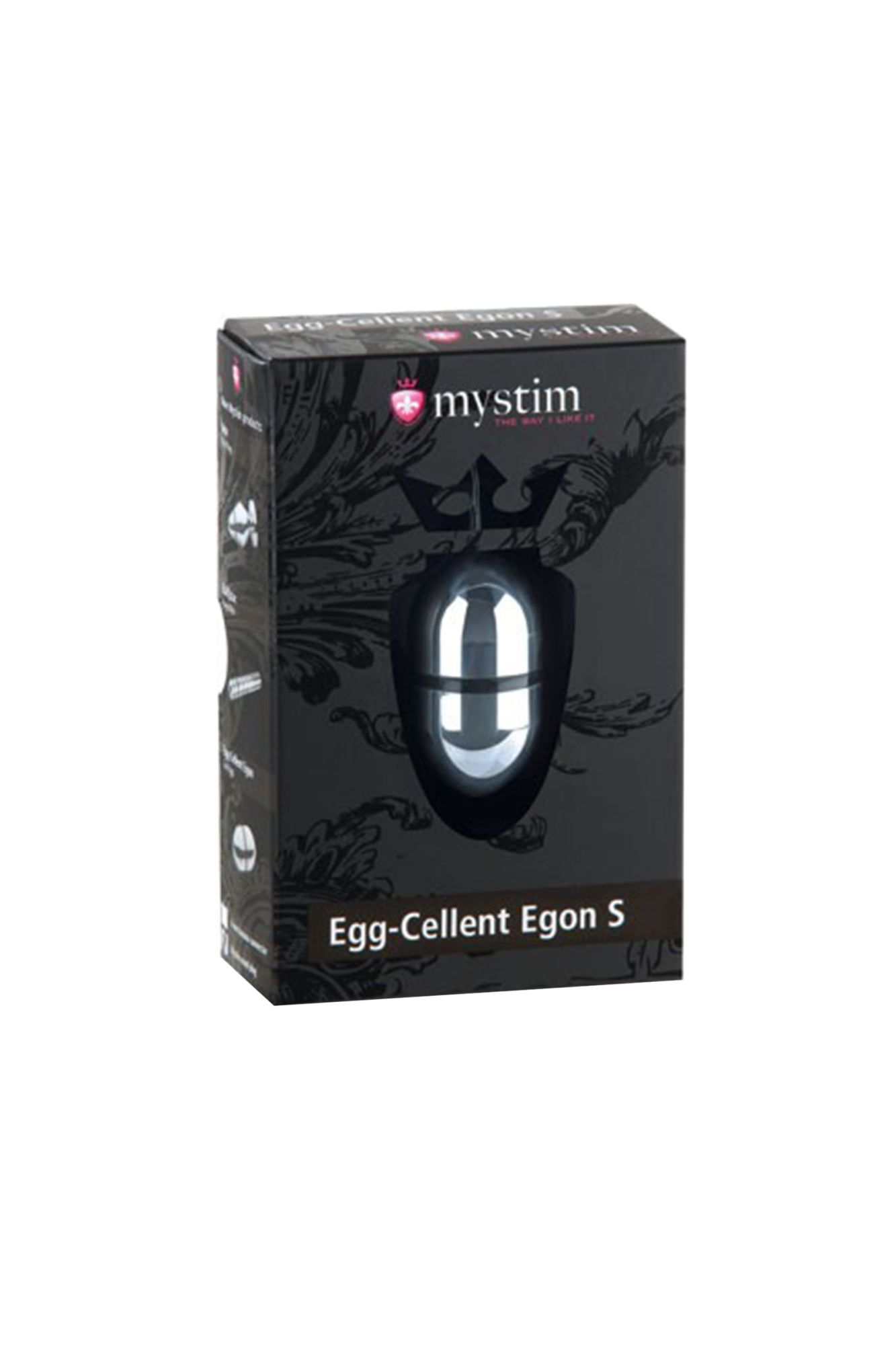 электростимулятор яйцо mystim egg-cellent egon s, хирургическая сталь, серебряный, 5.5 см в Мурманске