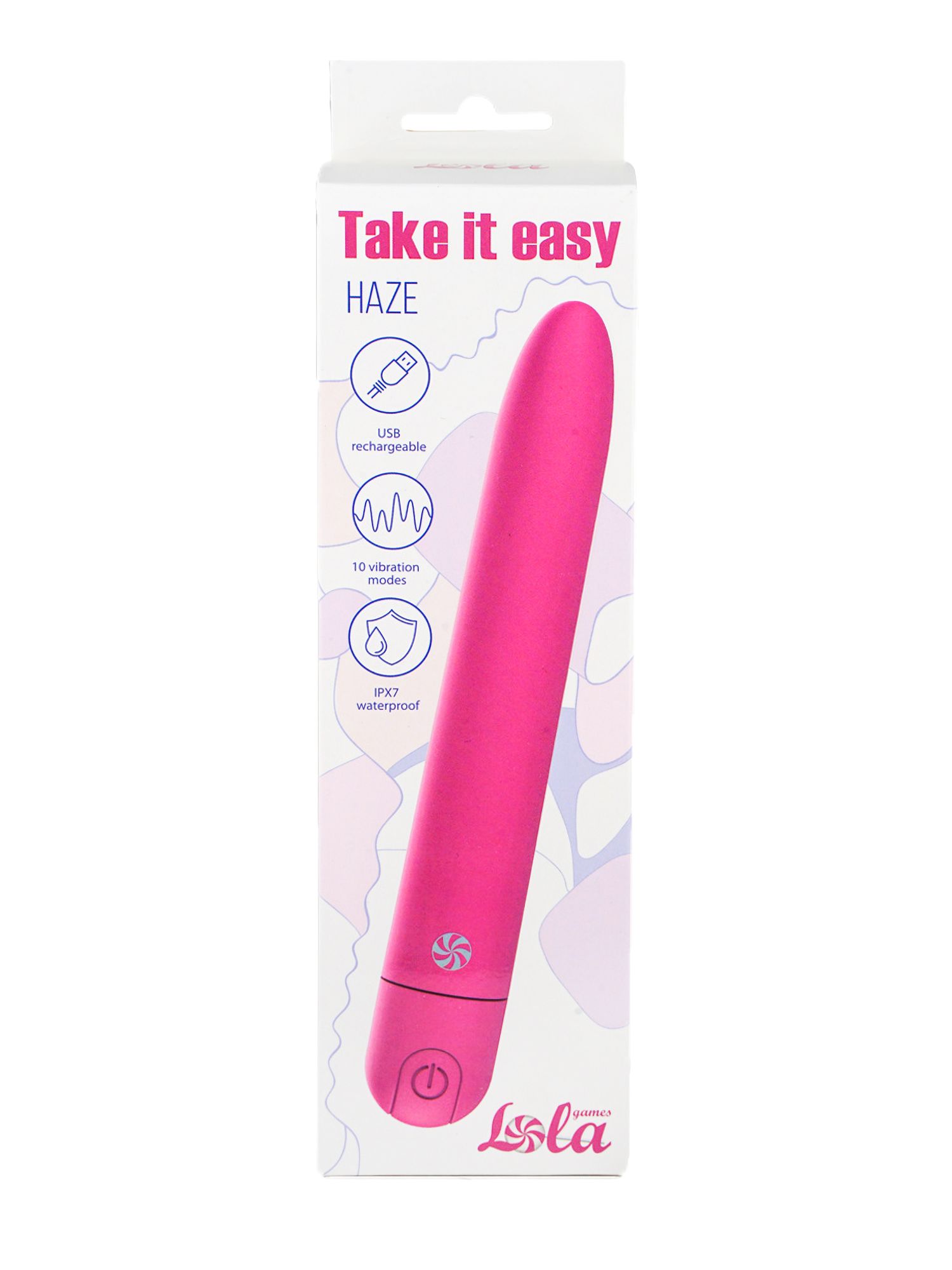 перезаряжаемый вибратор take it easy haze pink 9025-02lola в Мурманске