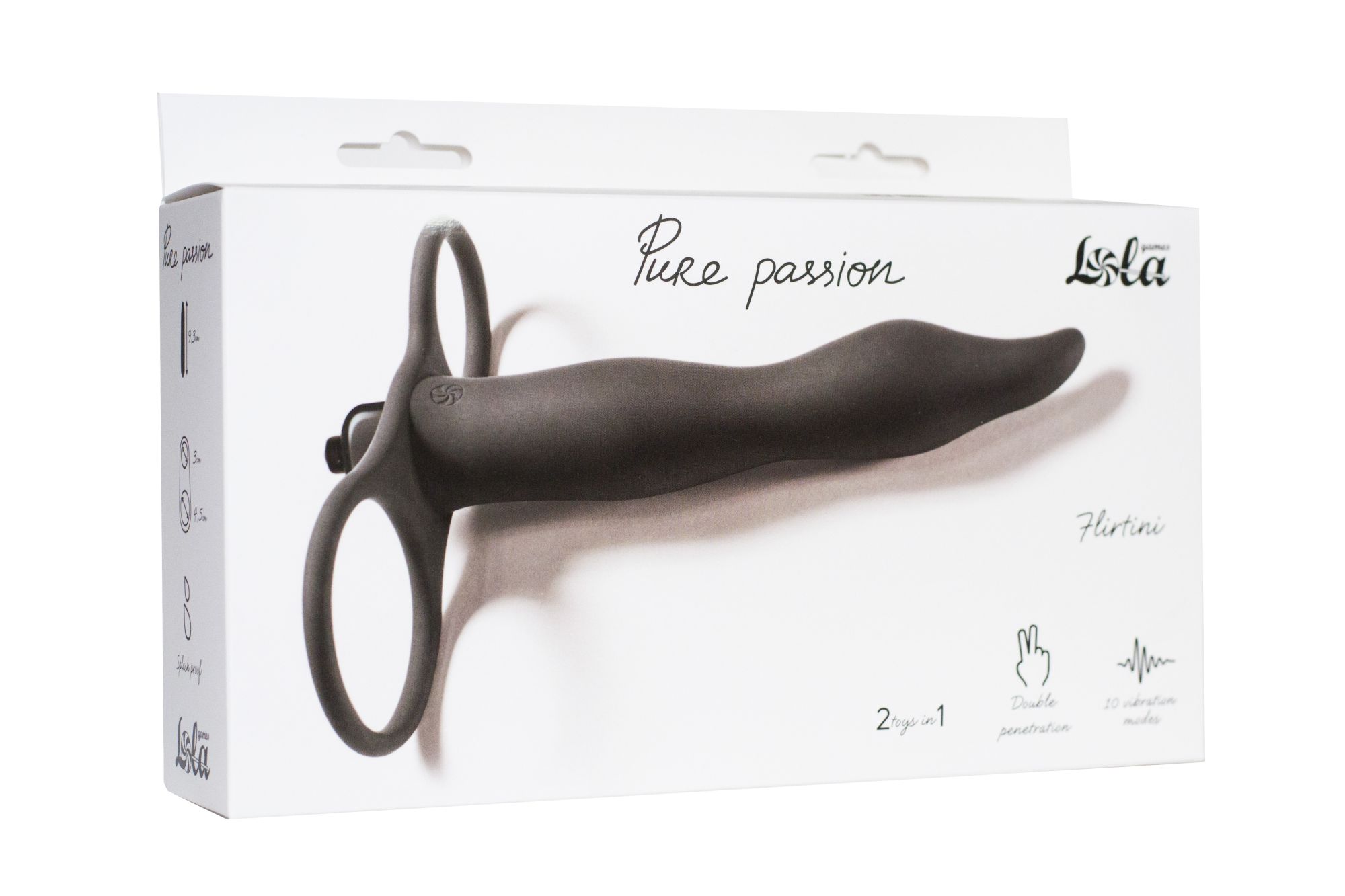 вибронасадка для двойного проникновения pure passion flirtini black 1204-01lola в Мурманске