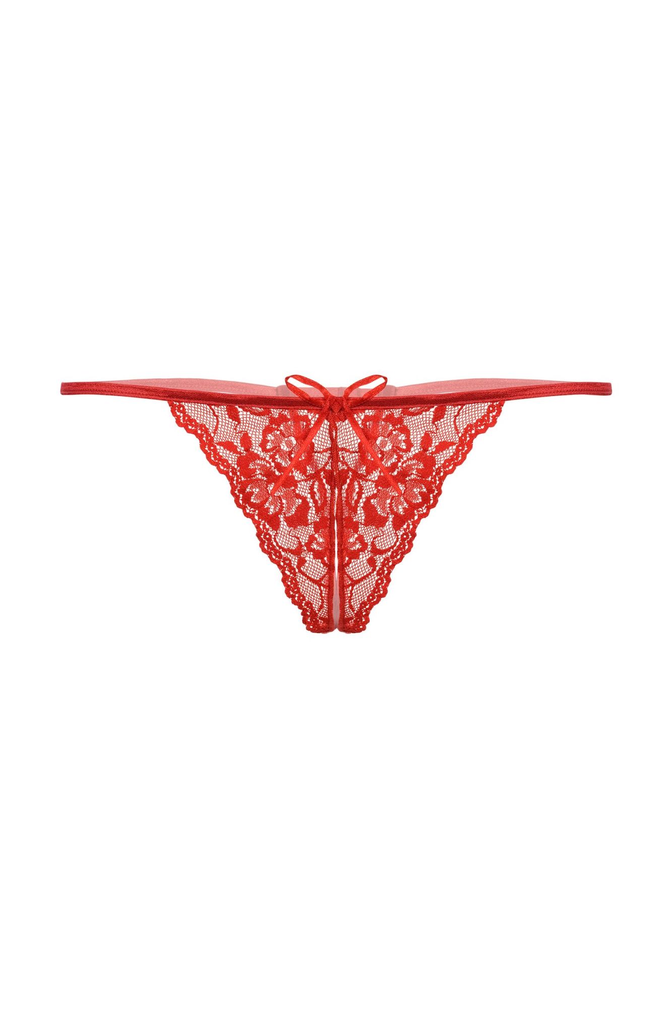 Эротическое стринги открытые кружевные softline collection, красный, s/l в Мурманске