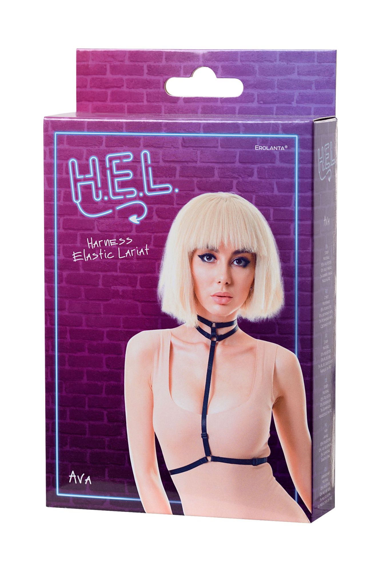 Эротическое стреп h.e.l. ava, текстиль, черный, os в Мурманске