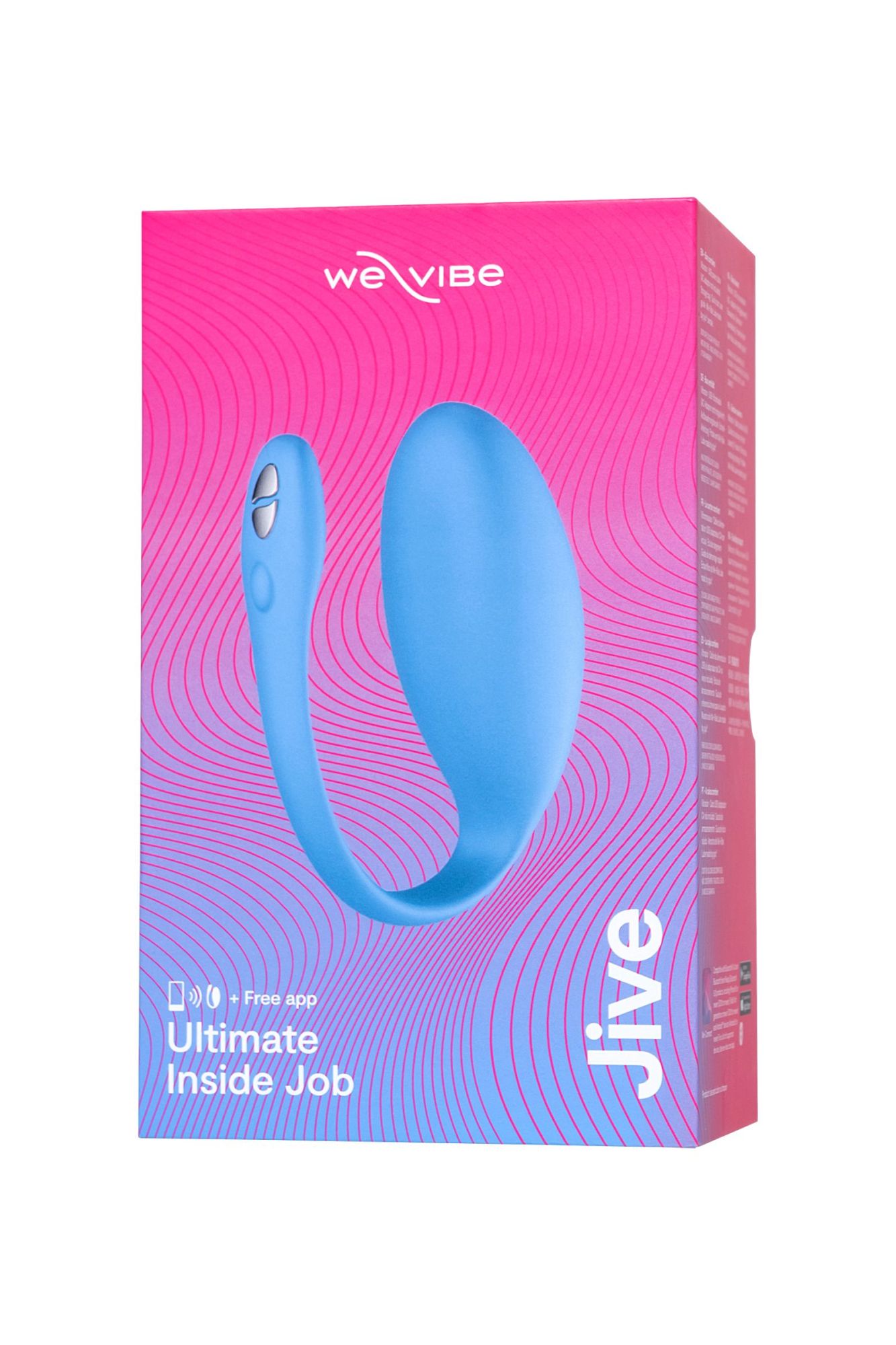 виброяйцо we-vibe jive силикон, синее в Мурманске