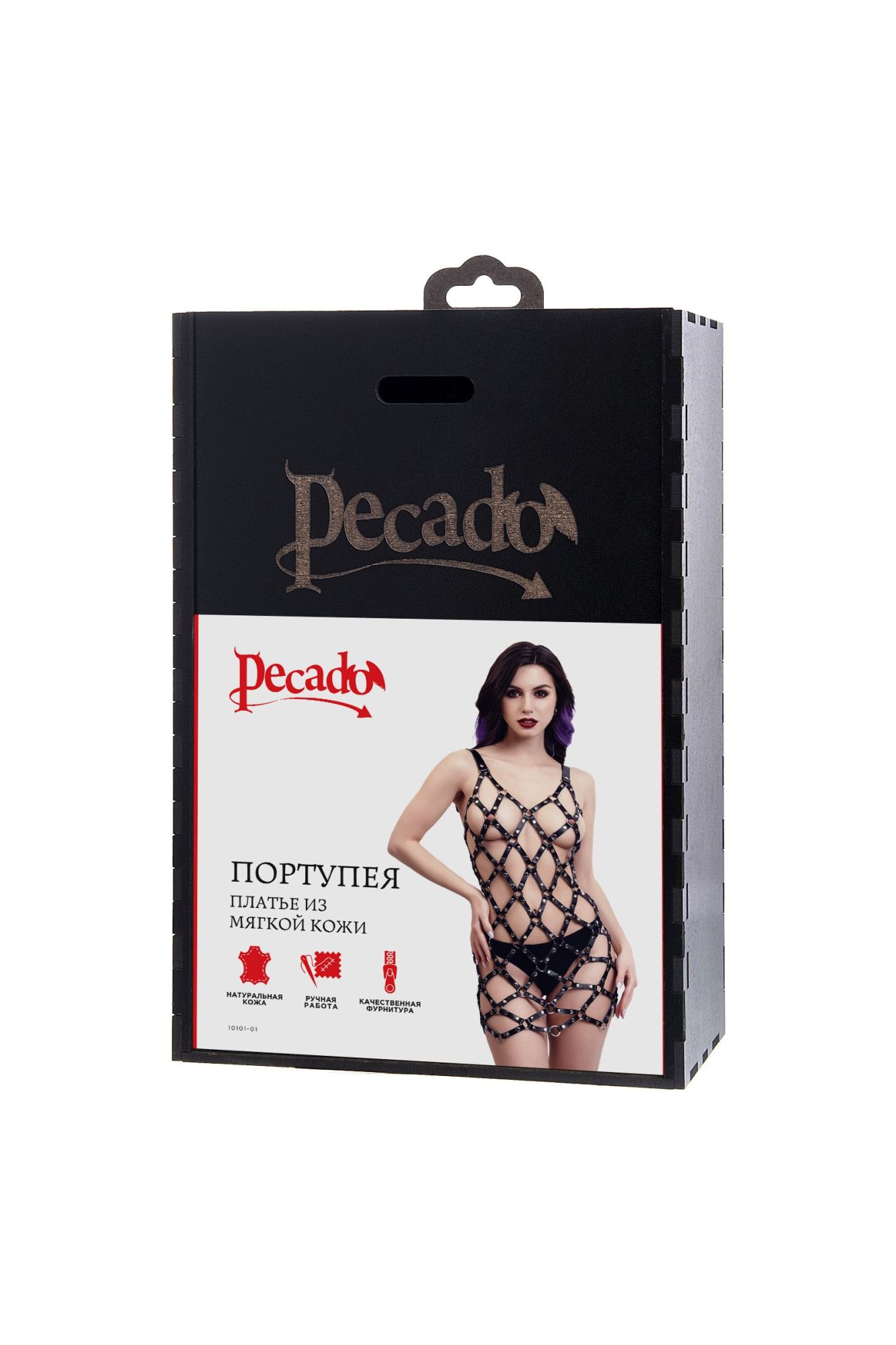 Эротическое портупея-платье pecado bdsm, из мягкой кожи, натуральная кожа, черный в Мурманске