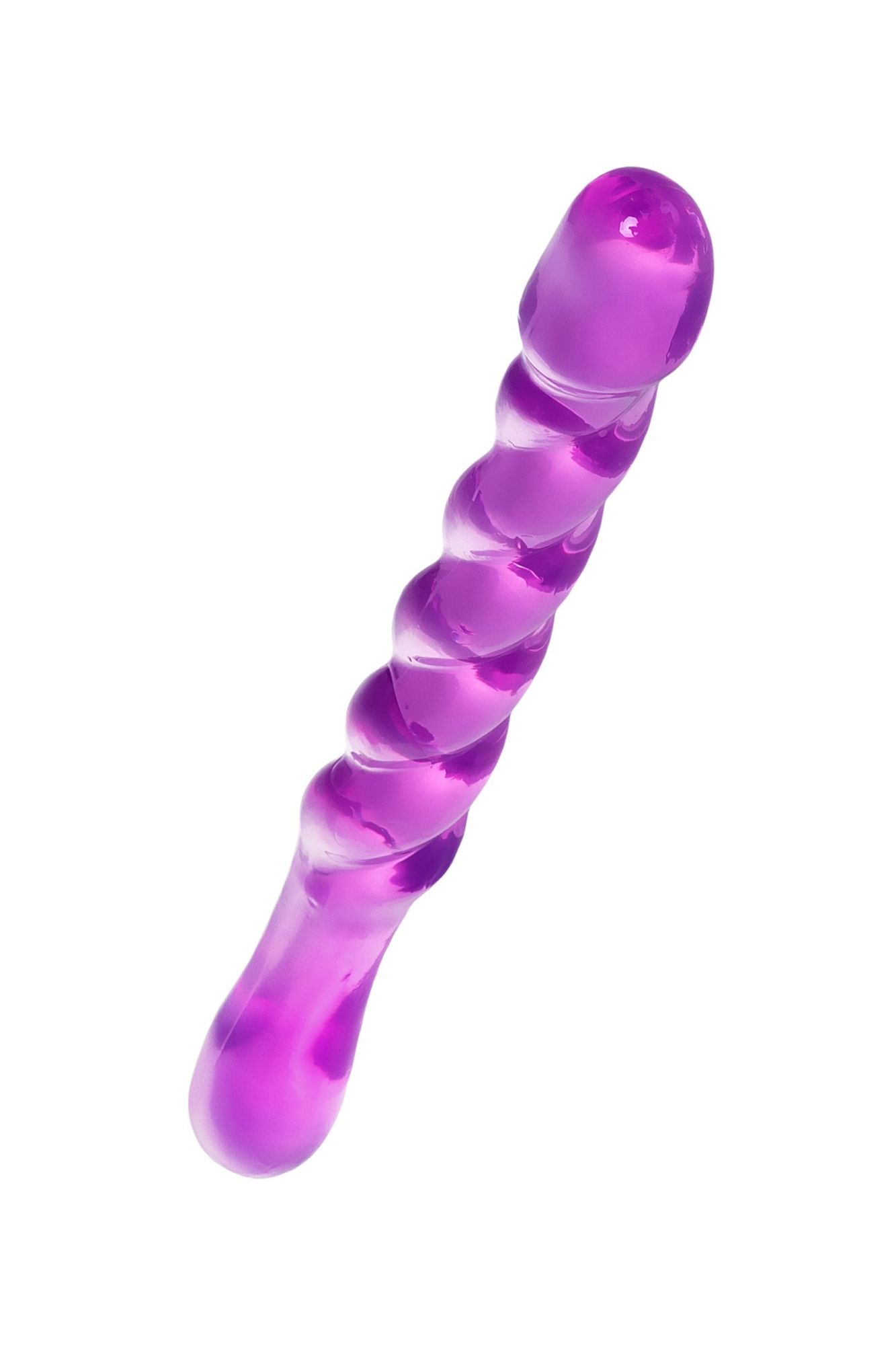 двусторонний фаллоимитатор a-toys by toyfa tanza, tpe, фиолетовый, 27,5 см в Мурманске
