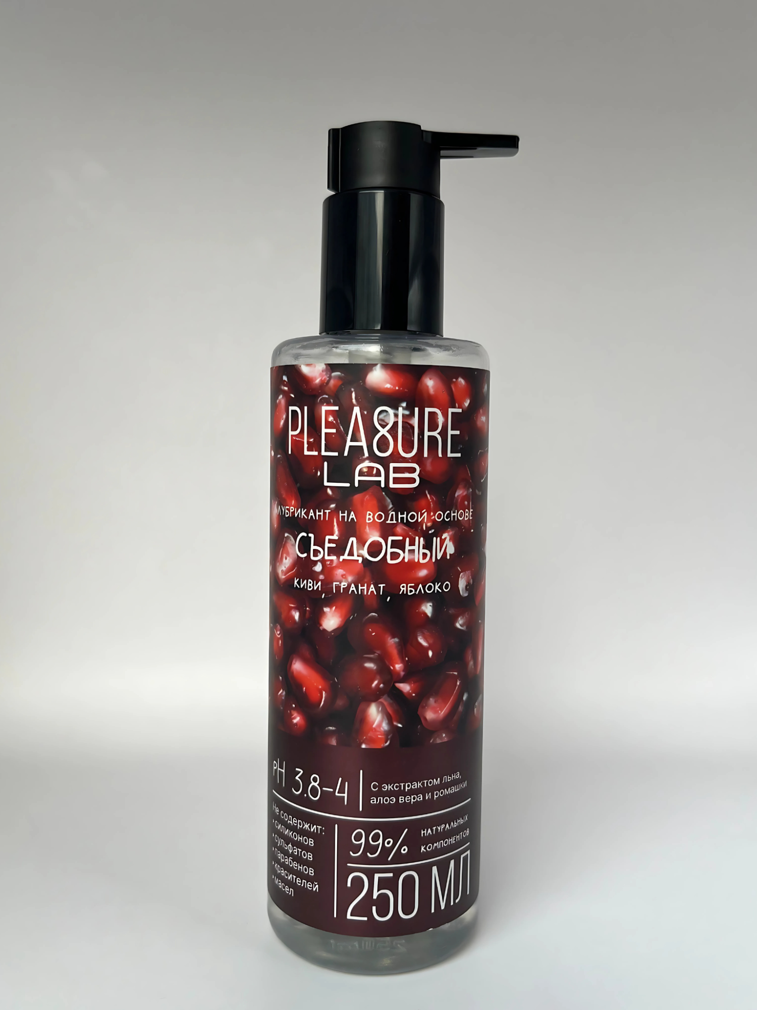 съедобный лубрикант на водной основе pleasure lab киви, гранат, яблоко 1182-02lab в Мурманске
