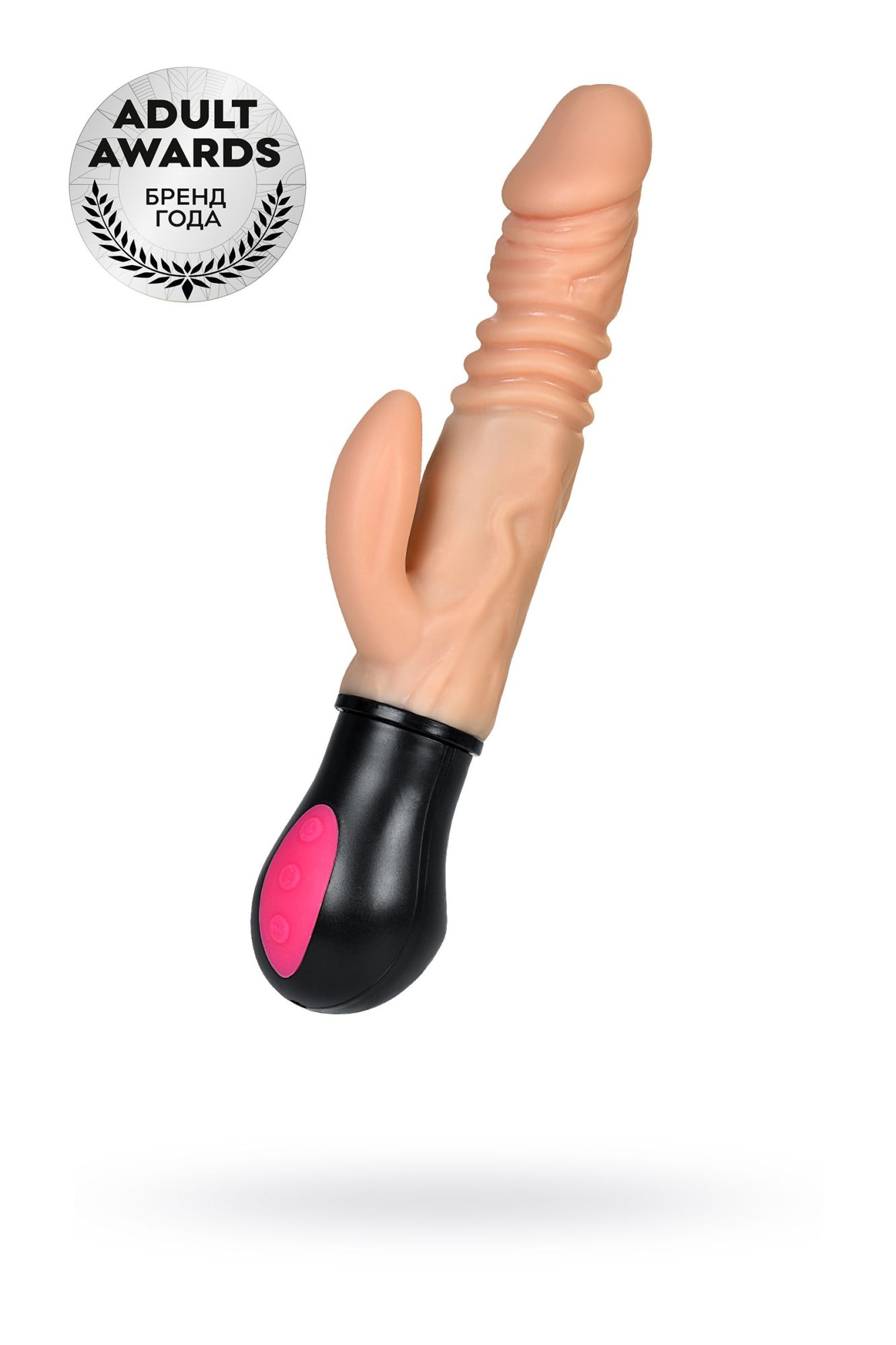 реалистичный вибратор toyfa a-toys hot shot с функцией up-down, tpe, телесный, 24,2 см в Мурманске