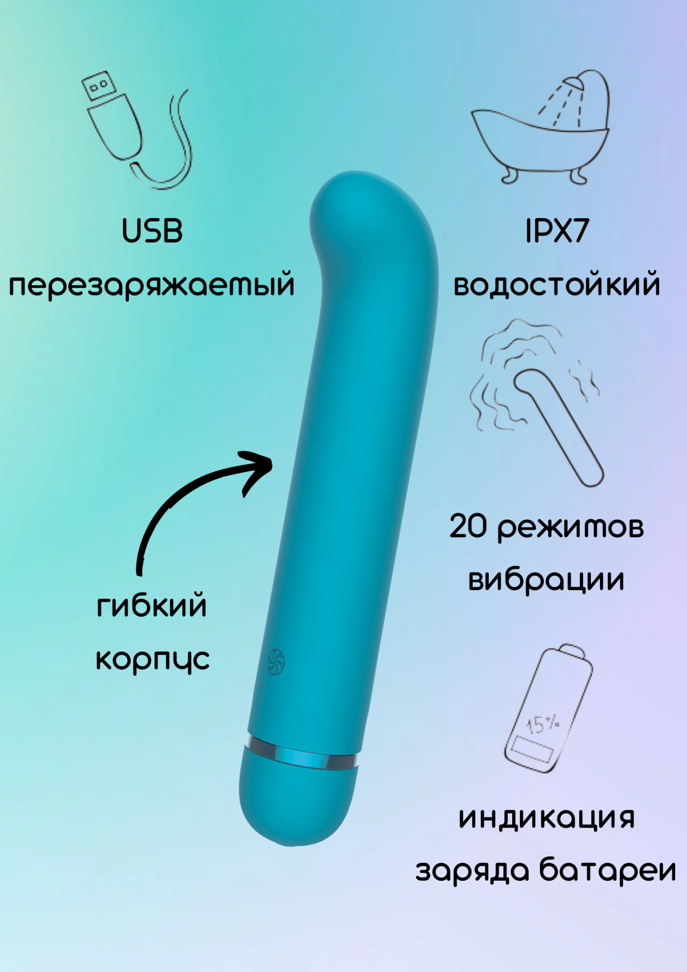 перезаряжаемый вибратор fantasy flamie blue 7912-03lola в Мурманске