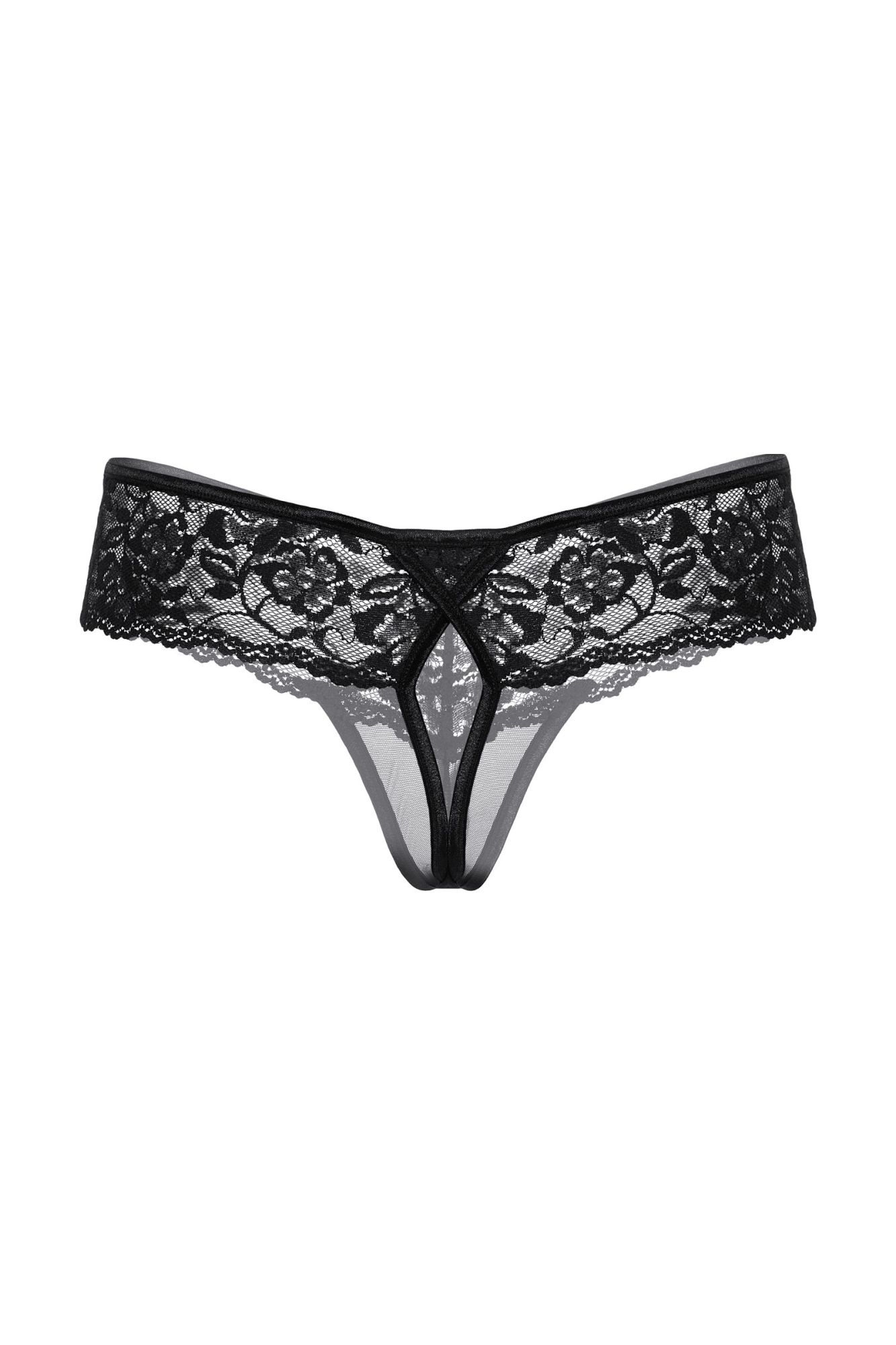 Эротическое трусики кружевные softline collection, черный, s/m в Мурманске