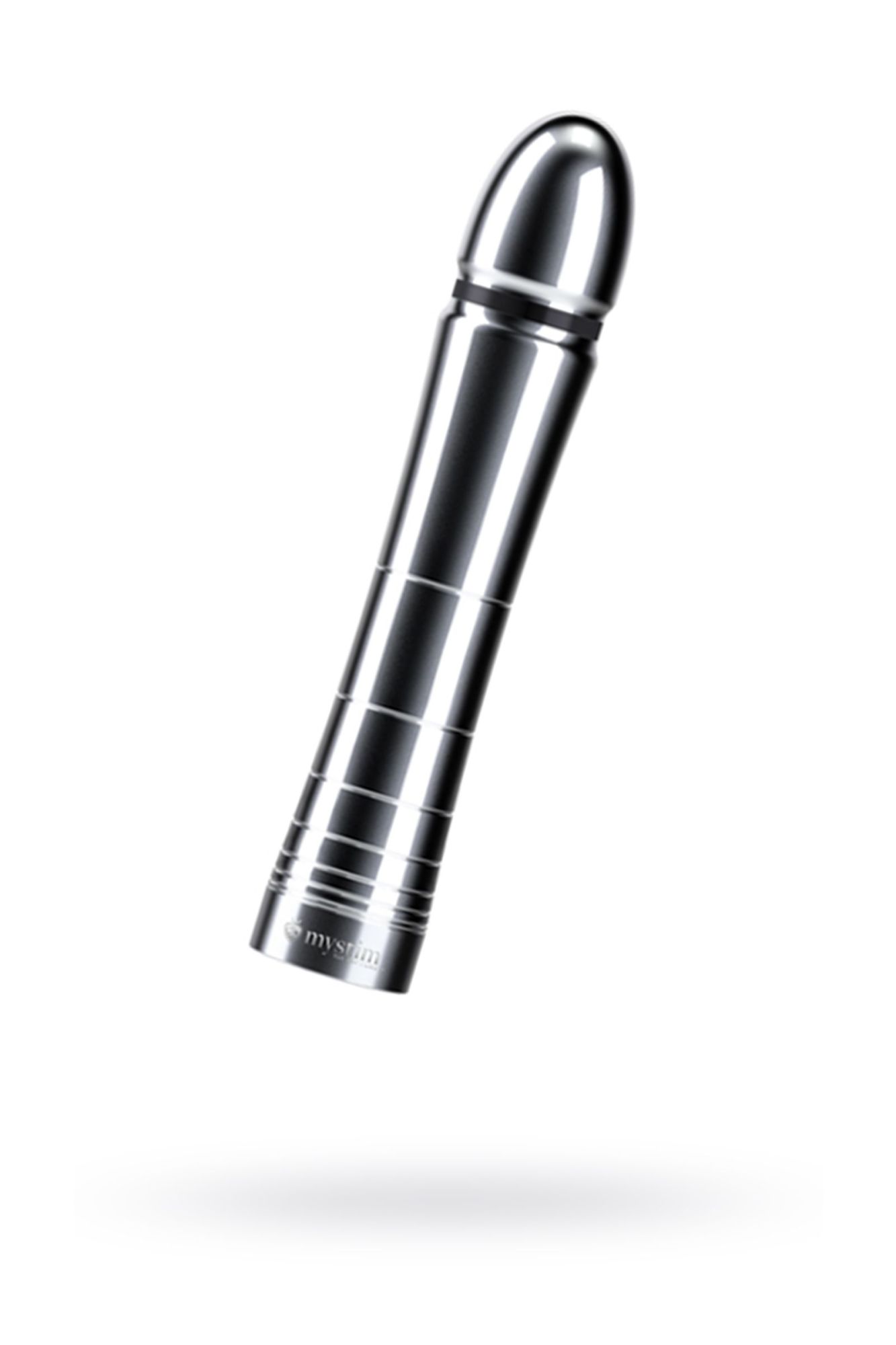фаллоимитатор mystim glossy glen, электростимуляция, хирургическая сталь, серебряный, 14 см в Мурманске