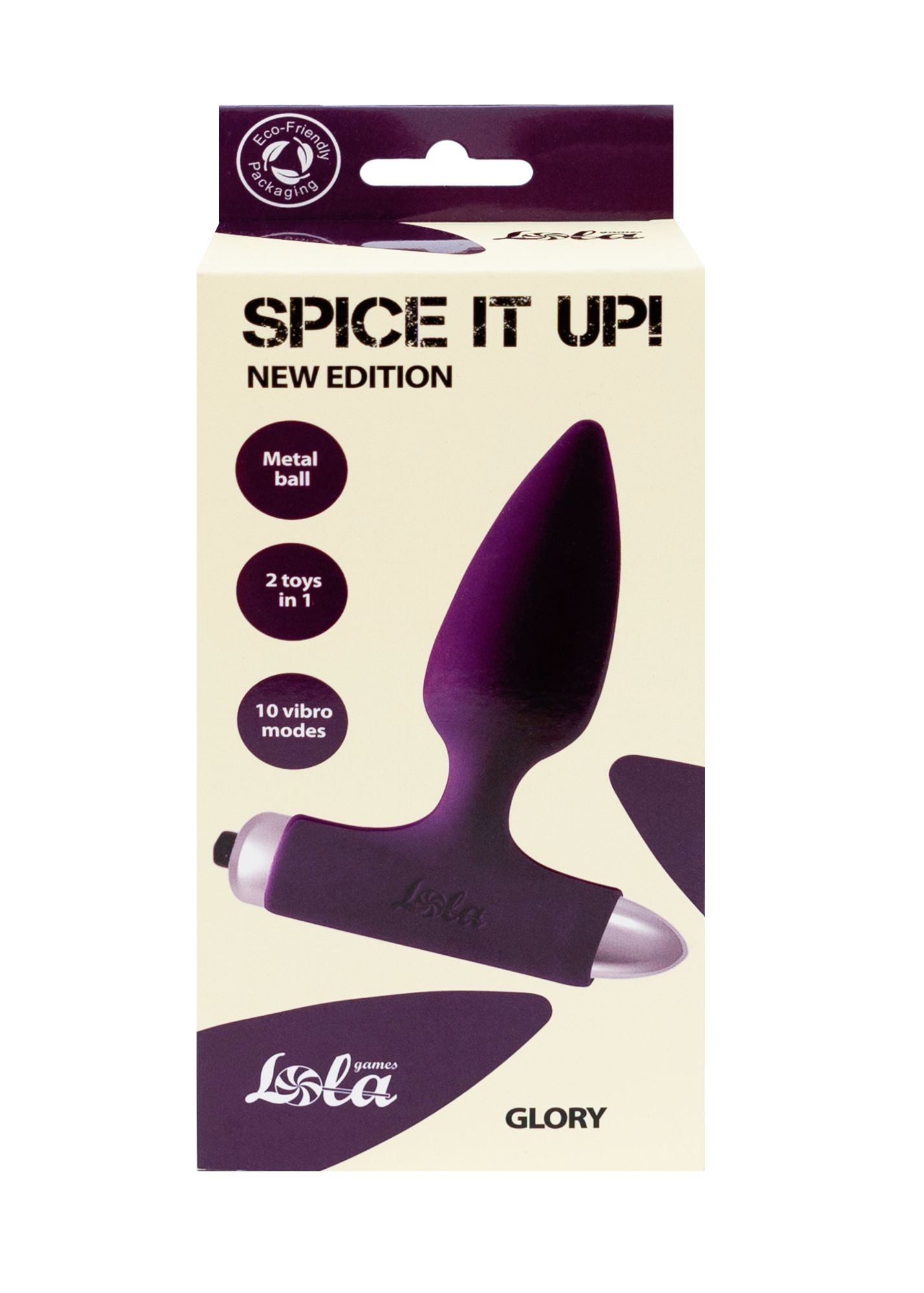 анальная пробка с вибрацией spice it up new edition glory ultraviolet 8015-04lola в Мурманске
