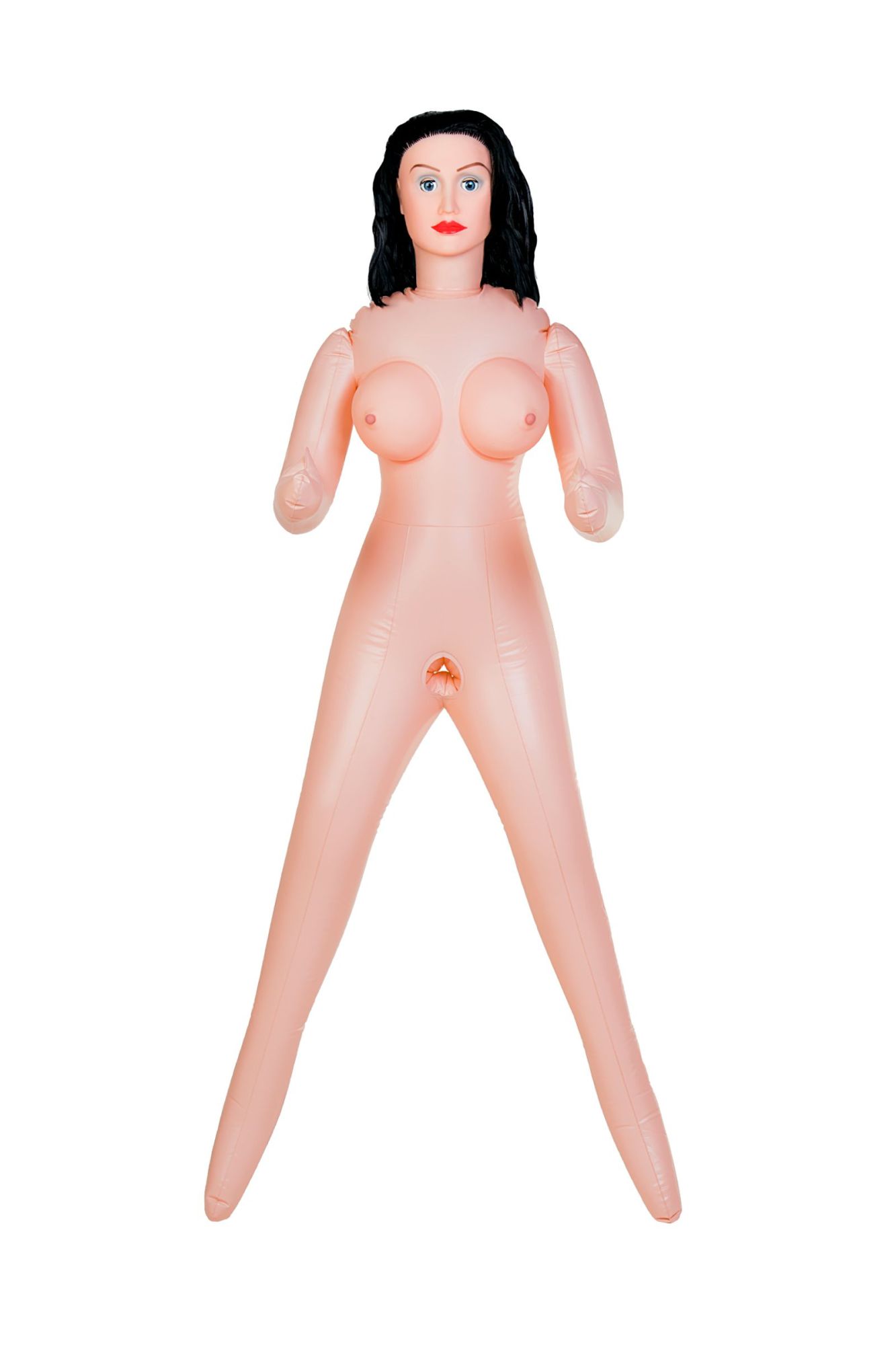 кукла надувная dolls-x by toyfa kaylee с реалистичной головой, брюнетка, кибер вставка вагина – анус в Мурманске