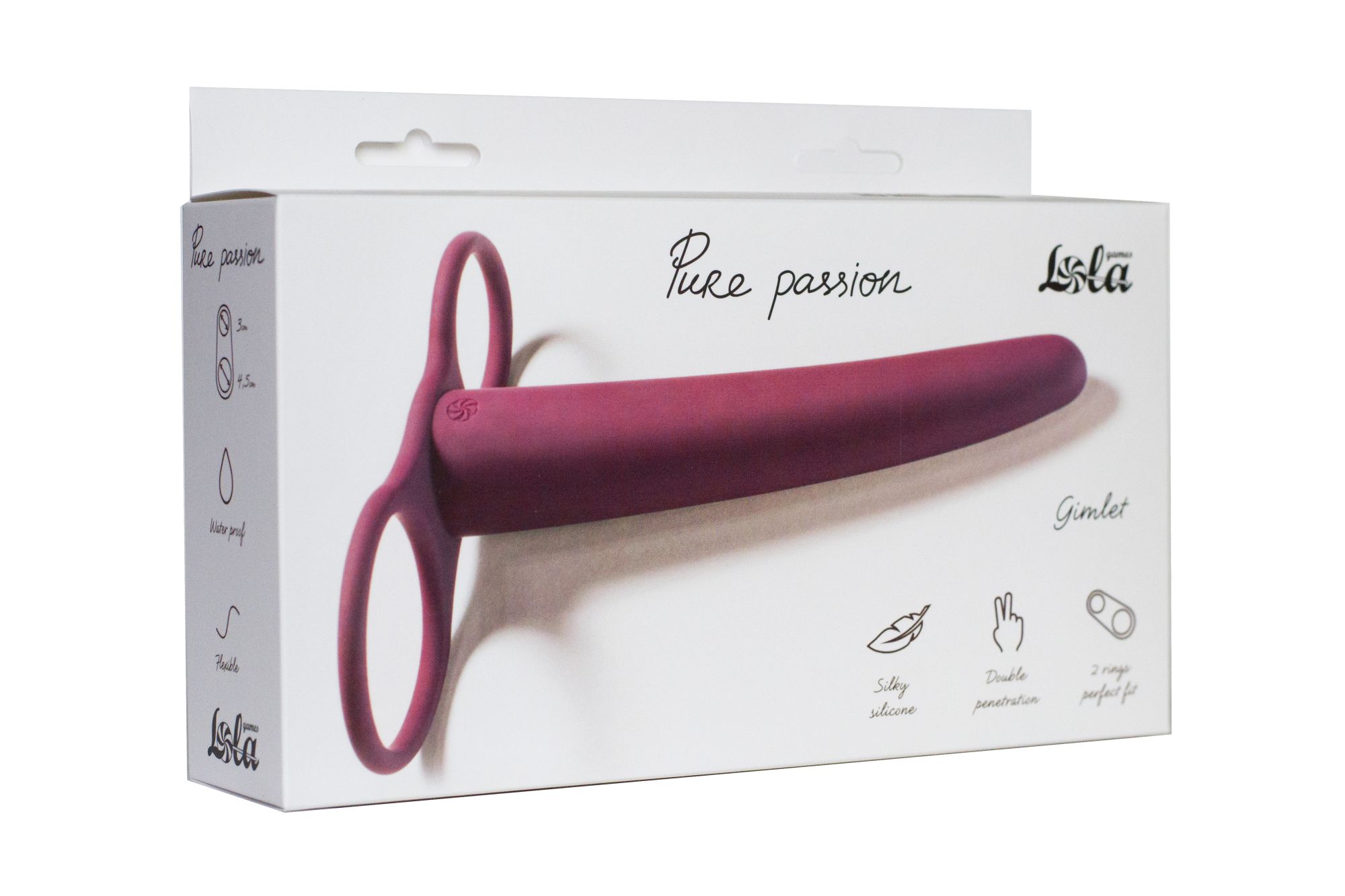 насадка для двойного проникновения pure passion gimlet wine red 1200-02lola в Мурманске