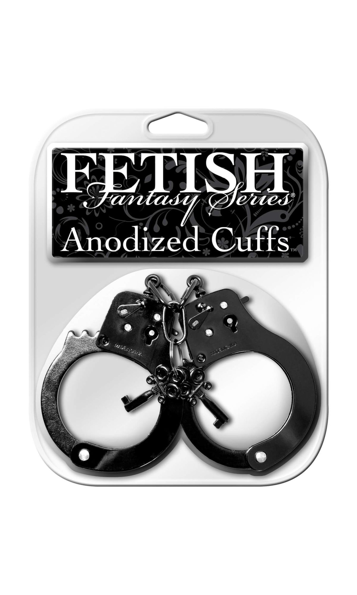 наручники декоративные pipedream anodized cuffs, черные в Мурманске