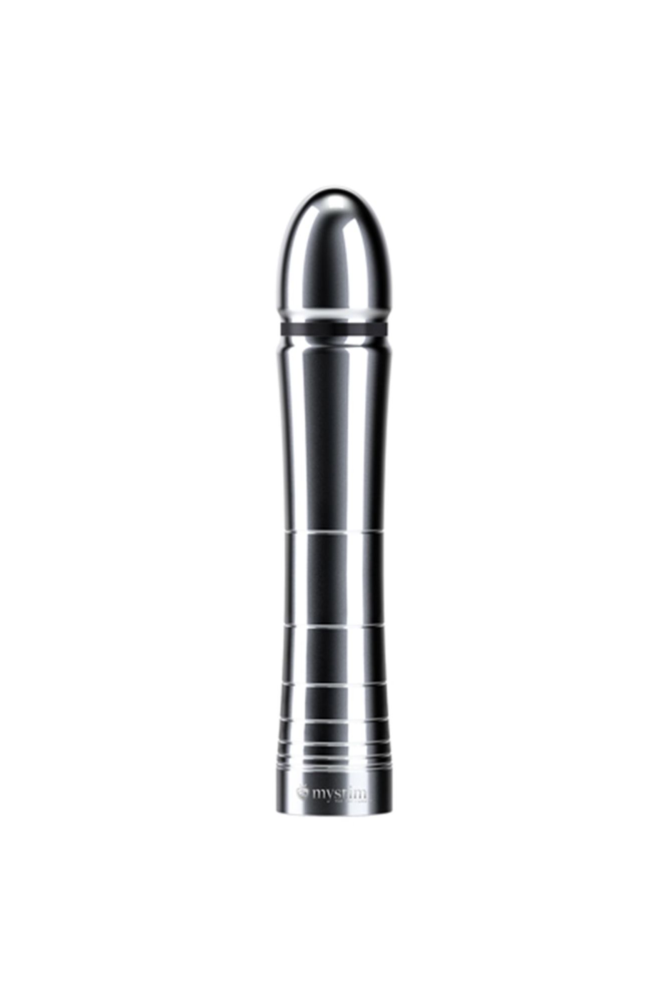 фаллоимитатор mystim glossy glen, электростимуляция, хирургическая сталь, серебряный, 14 см в Мурманске