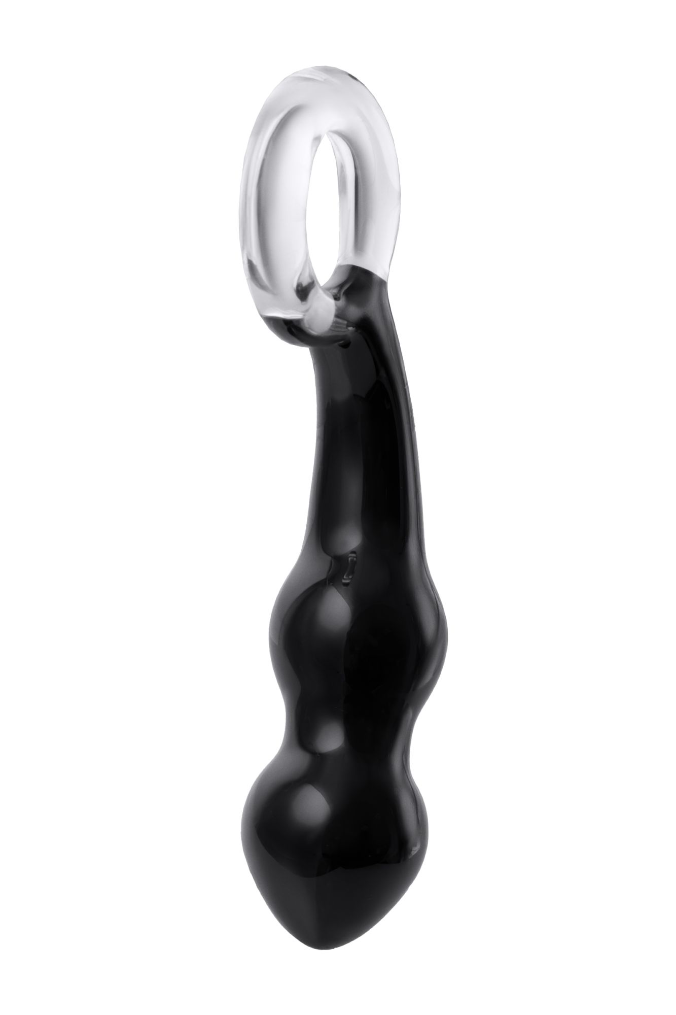 стимулятор простаты sexus glass, стекло, черный, 17 см в Мурманске