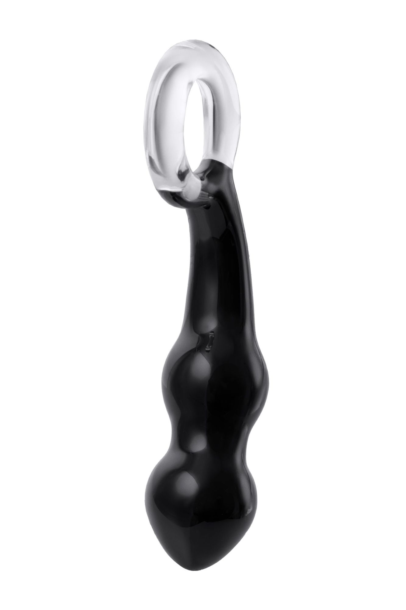 стимулятор простаты sexus glass, стекло, черный, 17 см в Мурманске