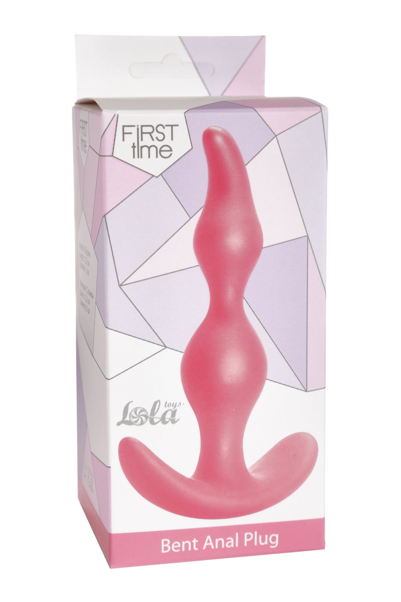 анальная пробка bent anal plug pink 5002-01lola в Мурманске