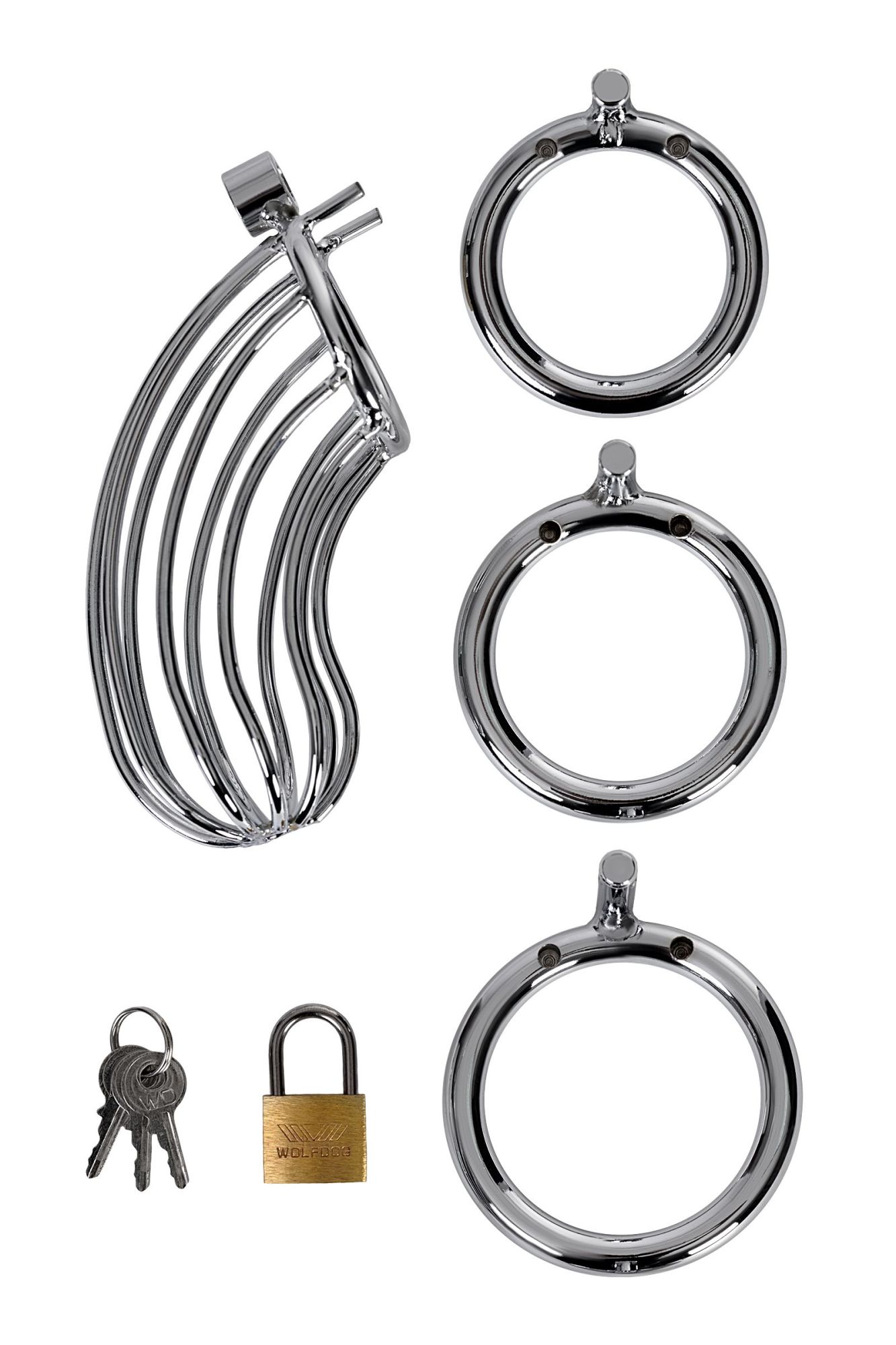 пояс верности мужской toyfa metal, серебряный в Мурманске
