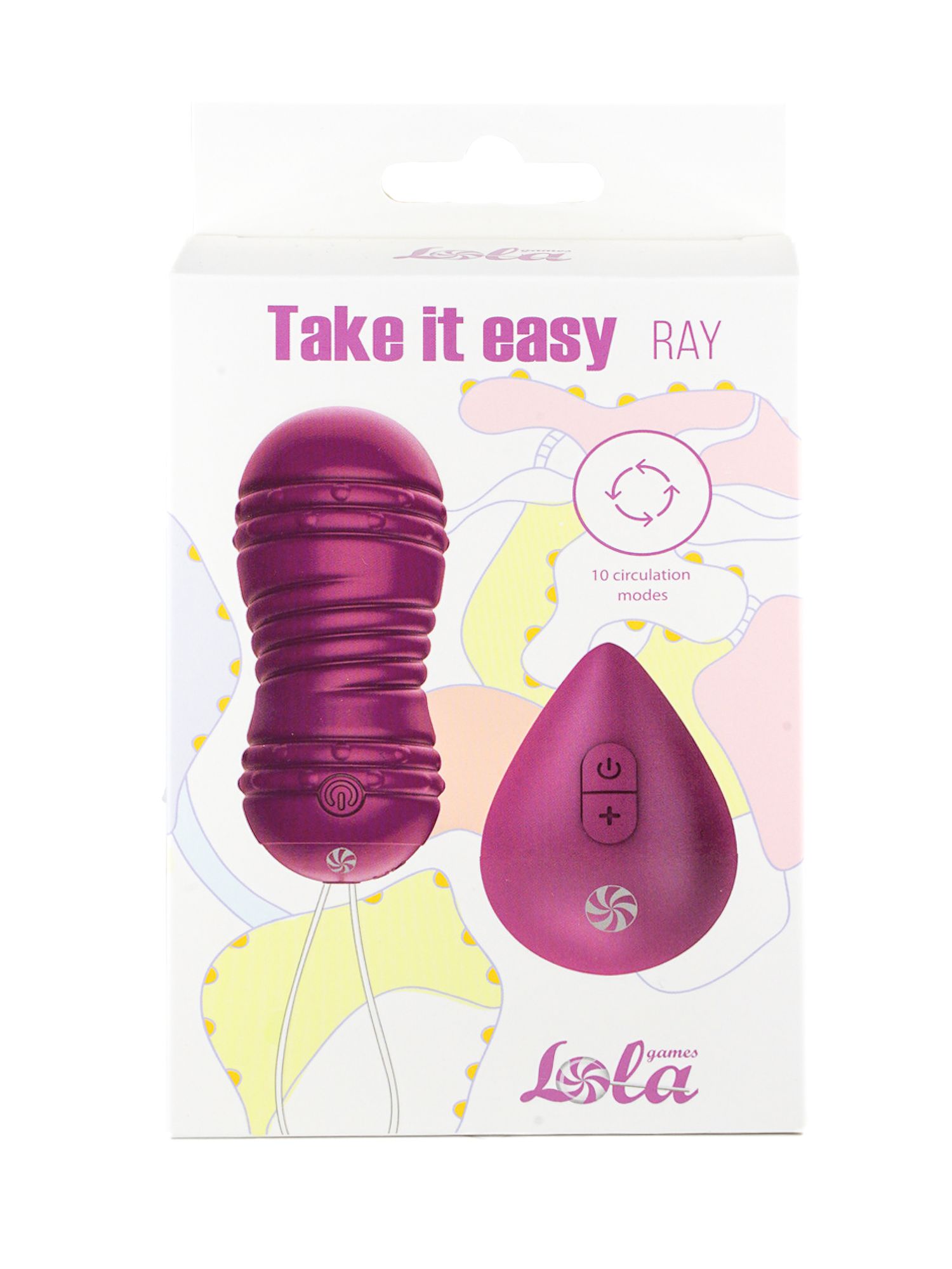 виброшарики с циркуляцией на пульте управления take it easy ray purple 9021-11lola в Мурманске