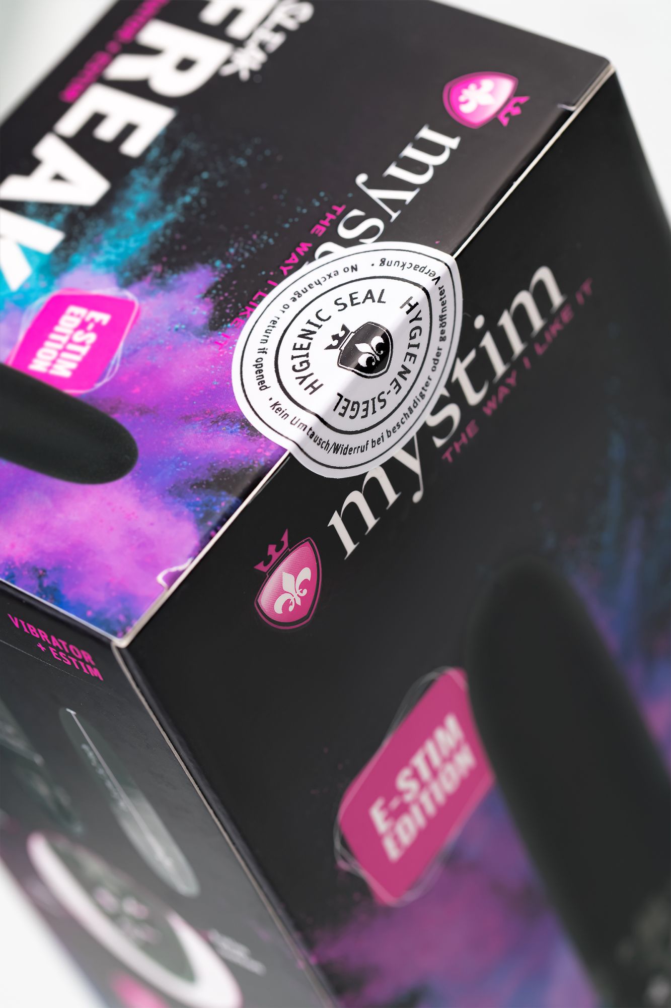 вибратор mystim sleak freak с электростимуляцией,силикон, черный, 14,5 см в Мурманске
