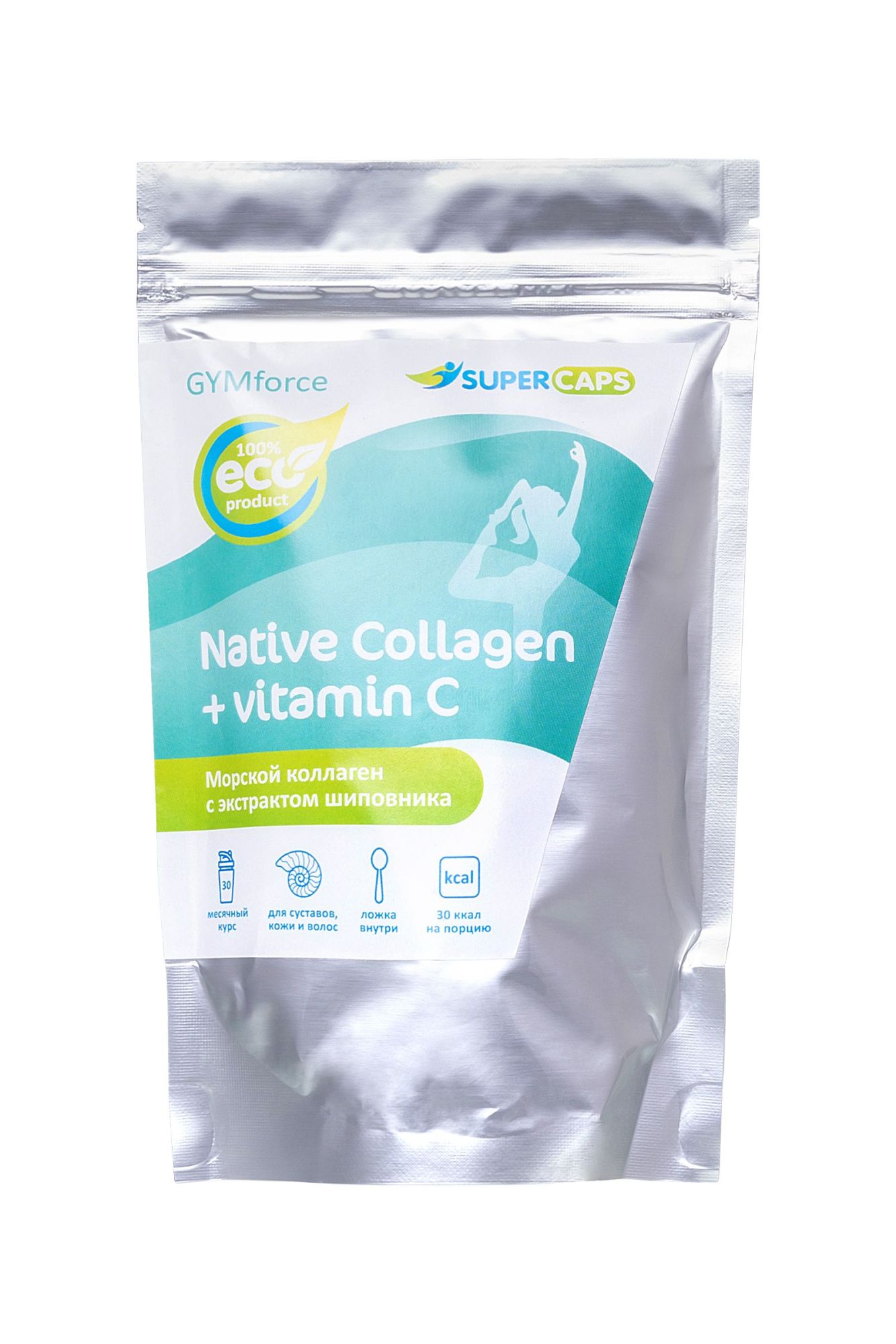 натуральный коллаген super caps, collagen с витамином с, 150 г в Мурманске