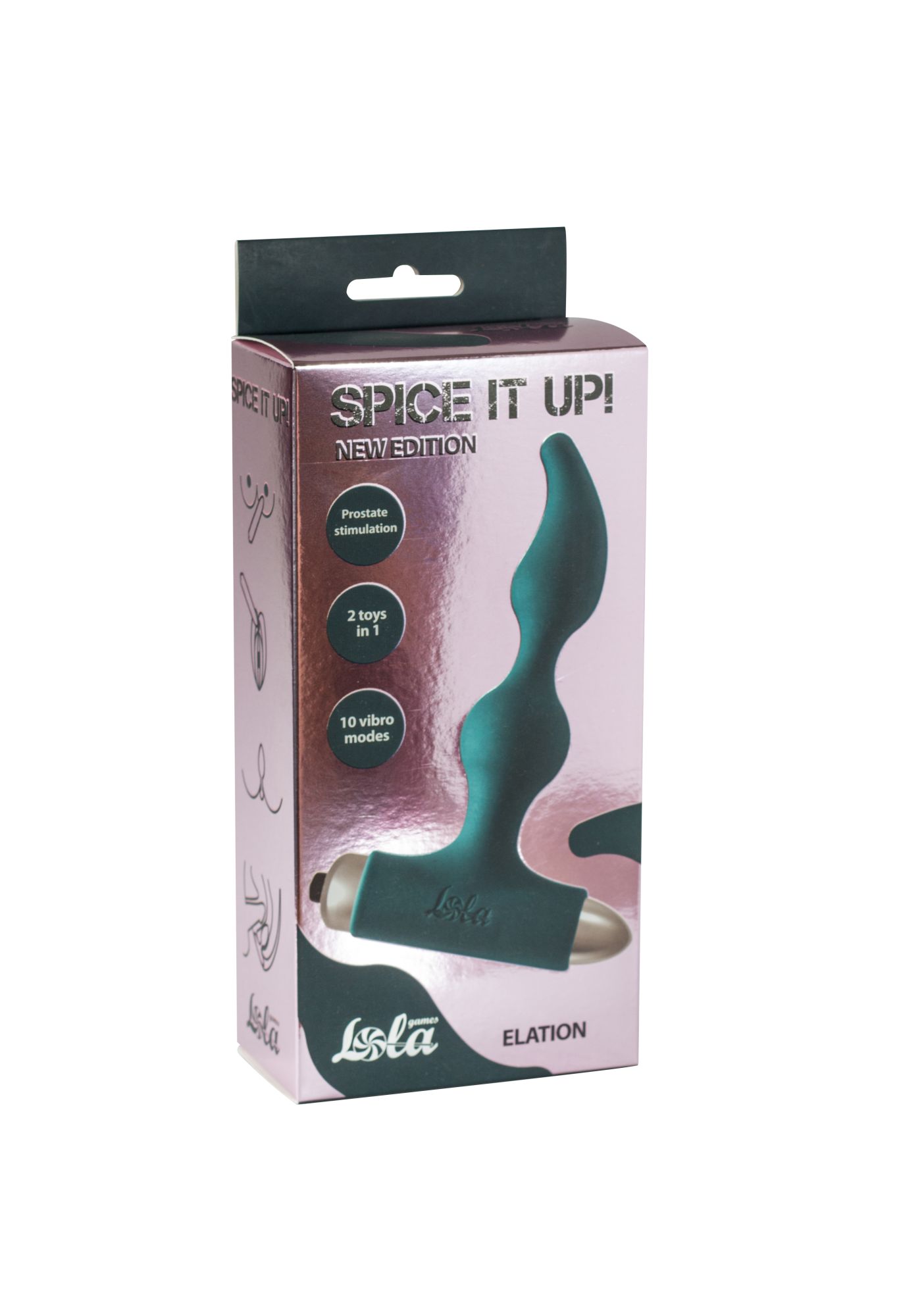 анальная пробка с вибрацией spice it up new edition elation dark green 8018-02lola в Мурманске