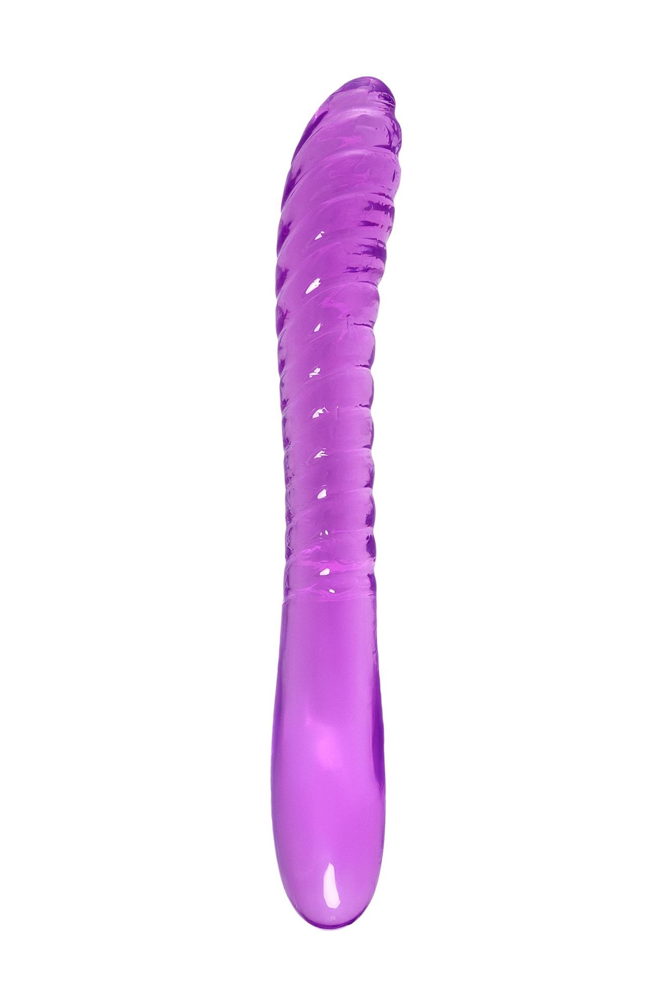 двусторонний фаллоимитатор a-toys by toyfa frica, tpe, фиолетовый, 23 см в Мурманске