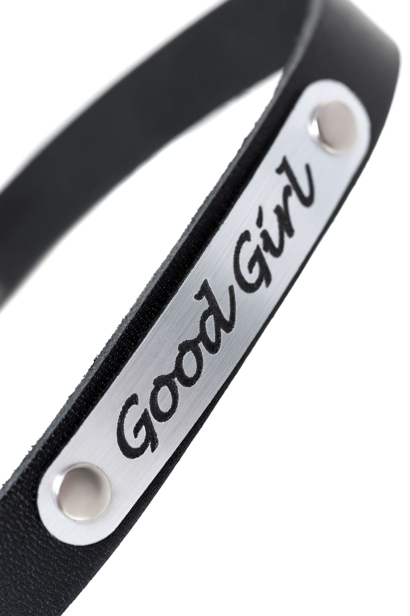 чокер штучки-дрючки «good girl», кожанный, чёрный в Мурманске