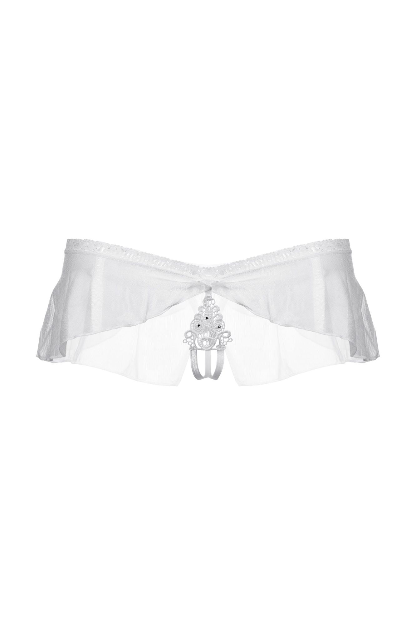 Эротическое стринги с юбочкой softline collection, белый, m/l в Мурманске