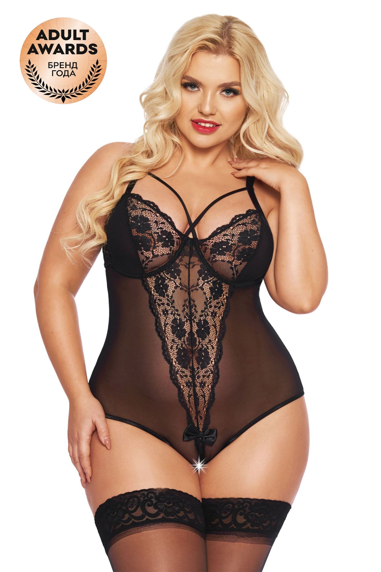 Эротическое боди softline collection amanda, черный, xxxl в Мурманске