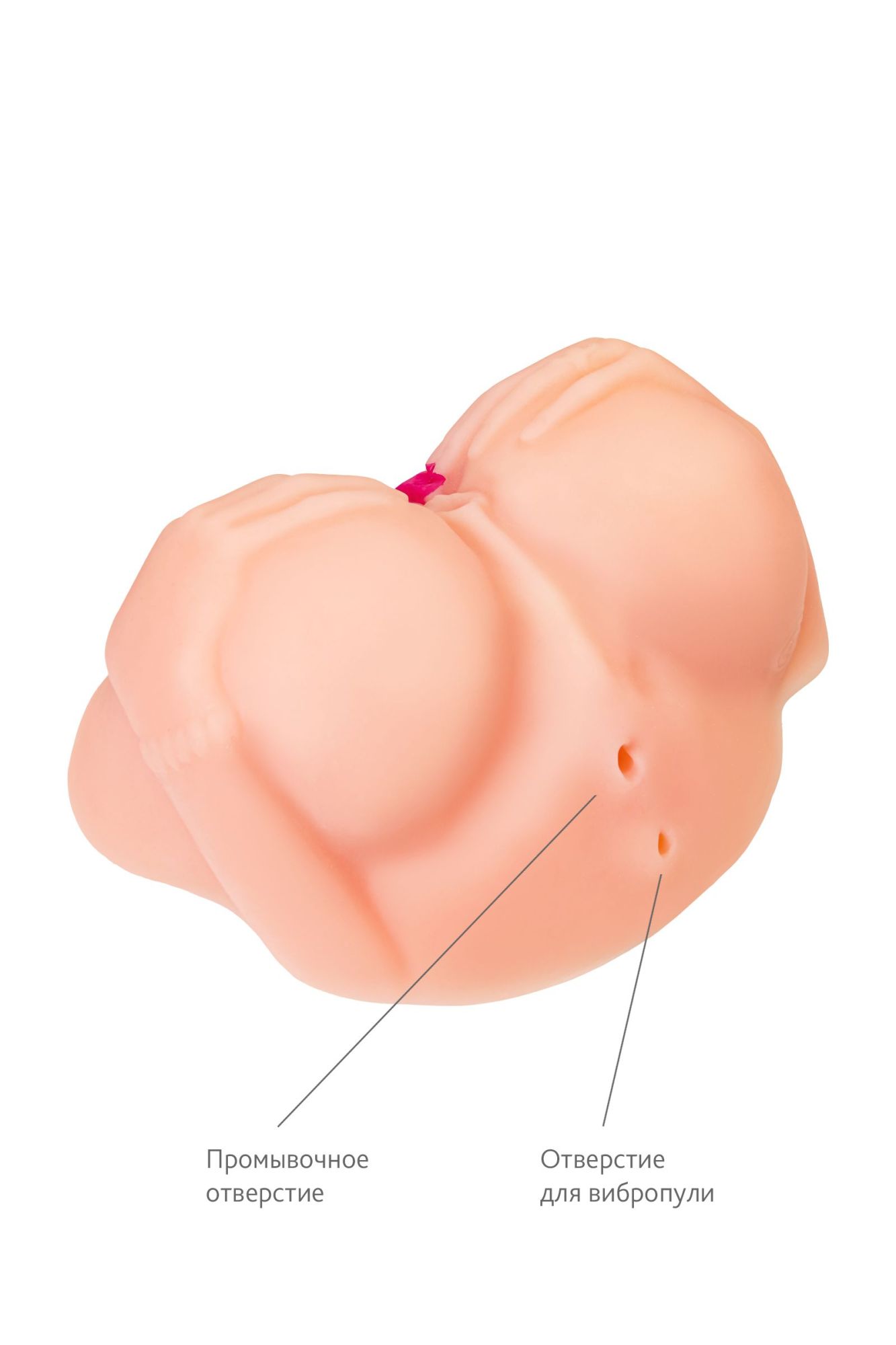 мастурбатор реалистичный toyfa juicy pussy nicole с вибрацией, вагина и анус, tpr, телесный, 19 см в Мурманске