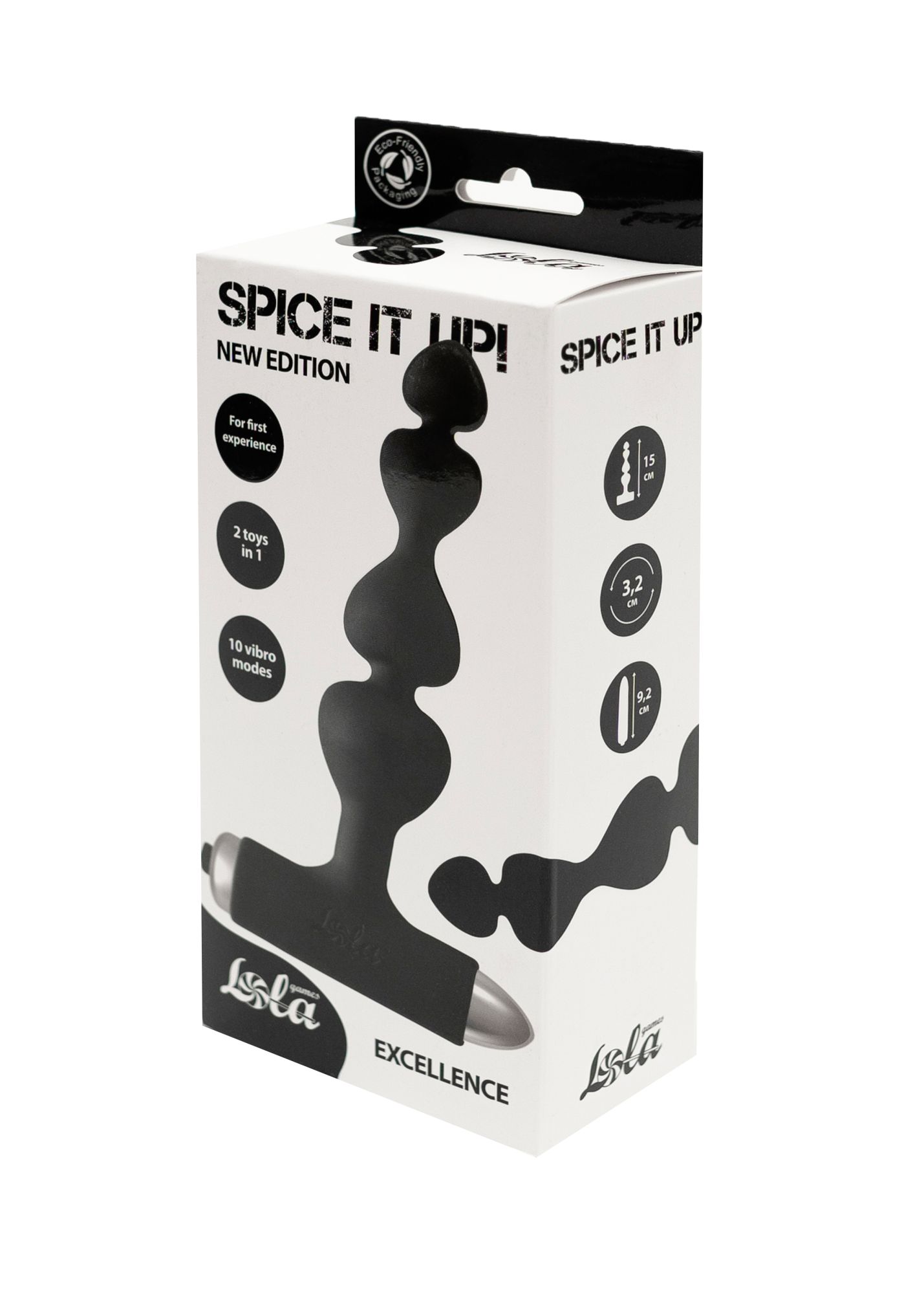 анальная пробка с вибрацией spice it up new edition excellence black 8016-01lola в Мурманске