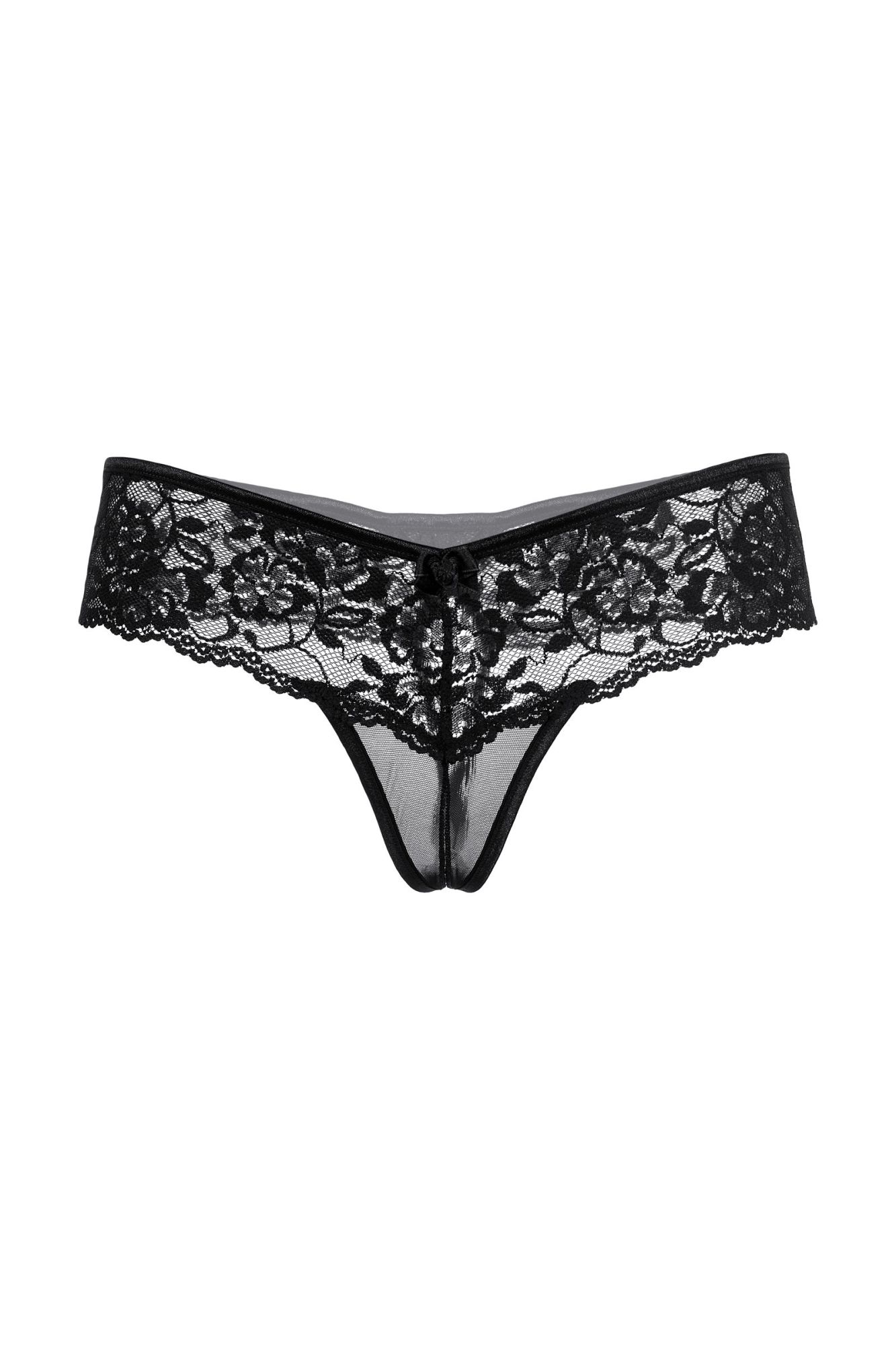Эротическое трусики кружевные softline collection, черный, s/m в Мурманске