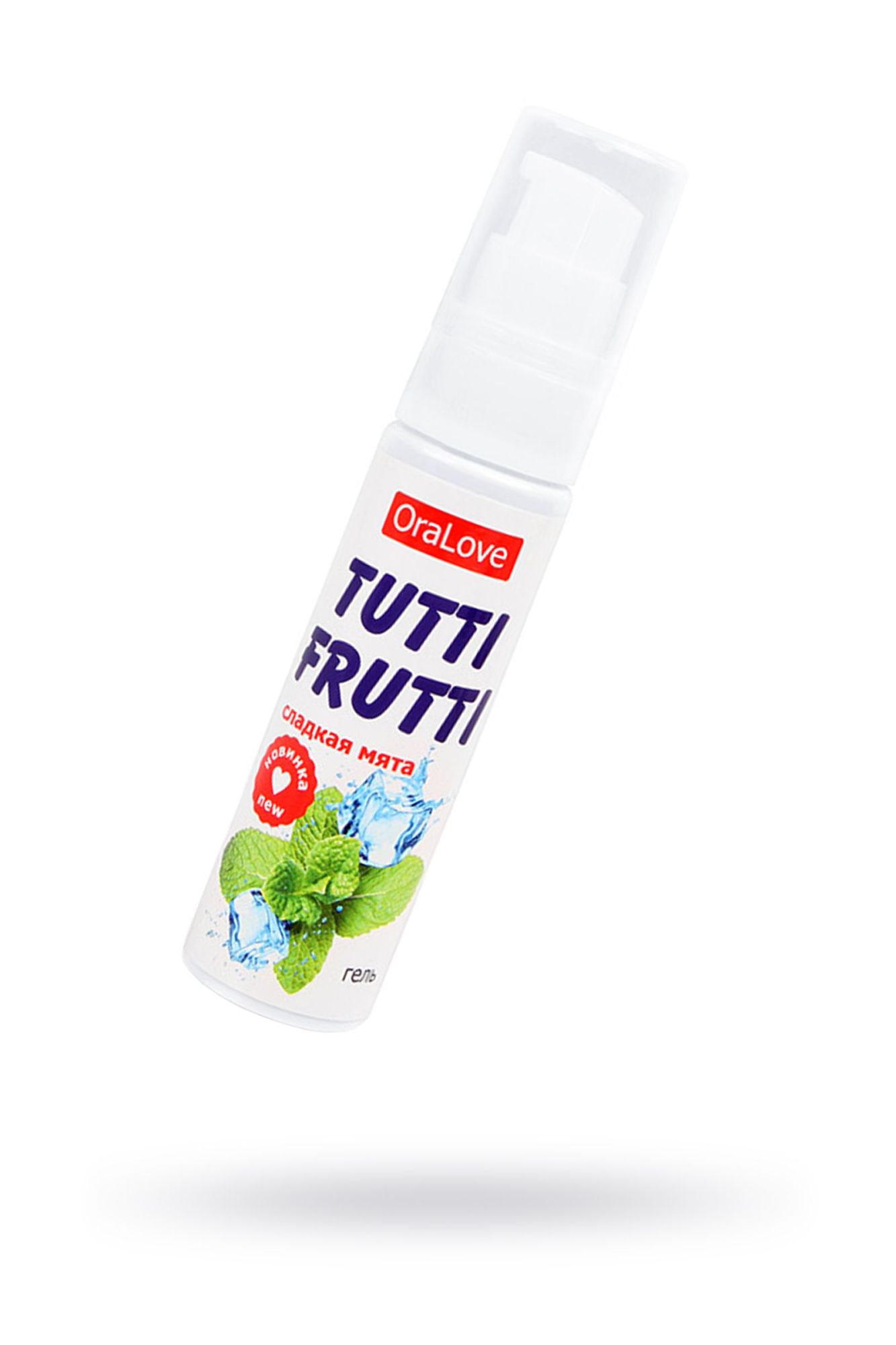 съедобная гель-смазка tutti-frutti для орального секса со вкусом сладкой мяты 30г в Мурманске