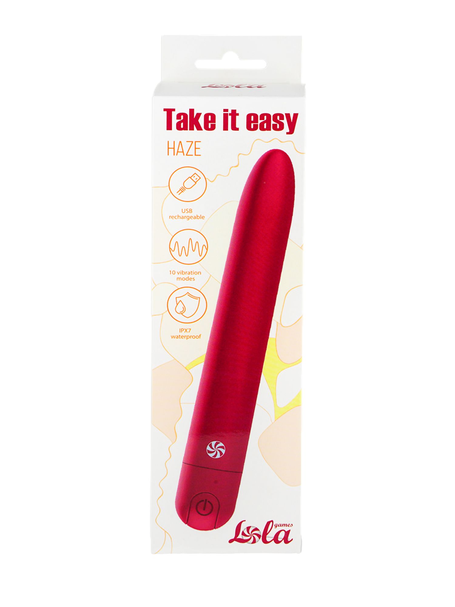 перезаряжаемый вибратор take it easy haze wine red 9025-03lola в Мурманске