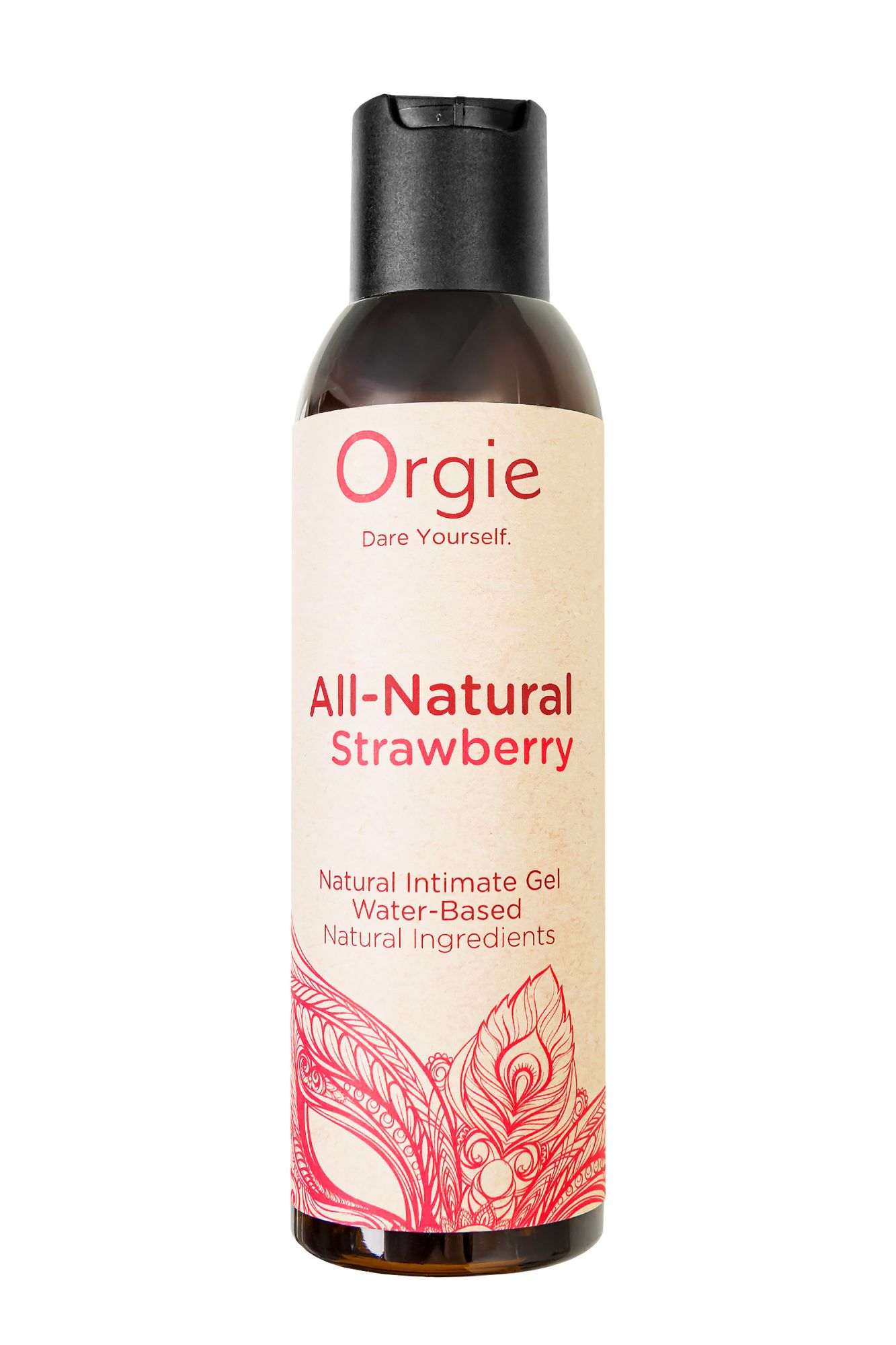интимный гель orgie all - natural strawberry на водной основе, 150 мл в Мурманске