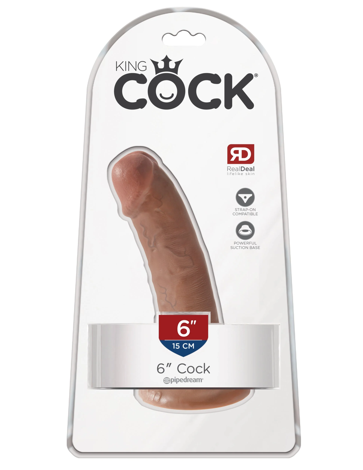 фаллоимитатор king cock 6" cock - tan pipedream 550122pd в Мурманске