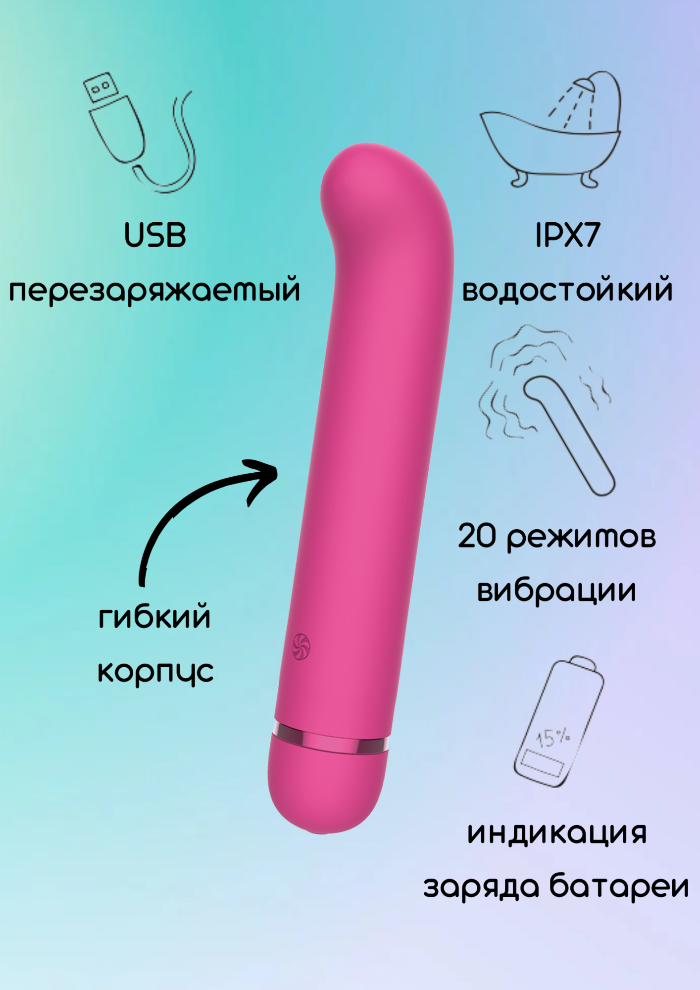 перезаряжаемый вибратор fantasy flamie pink 7912-02lola в Мурманске