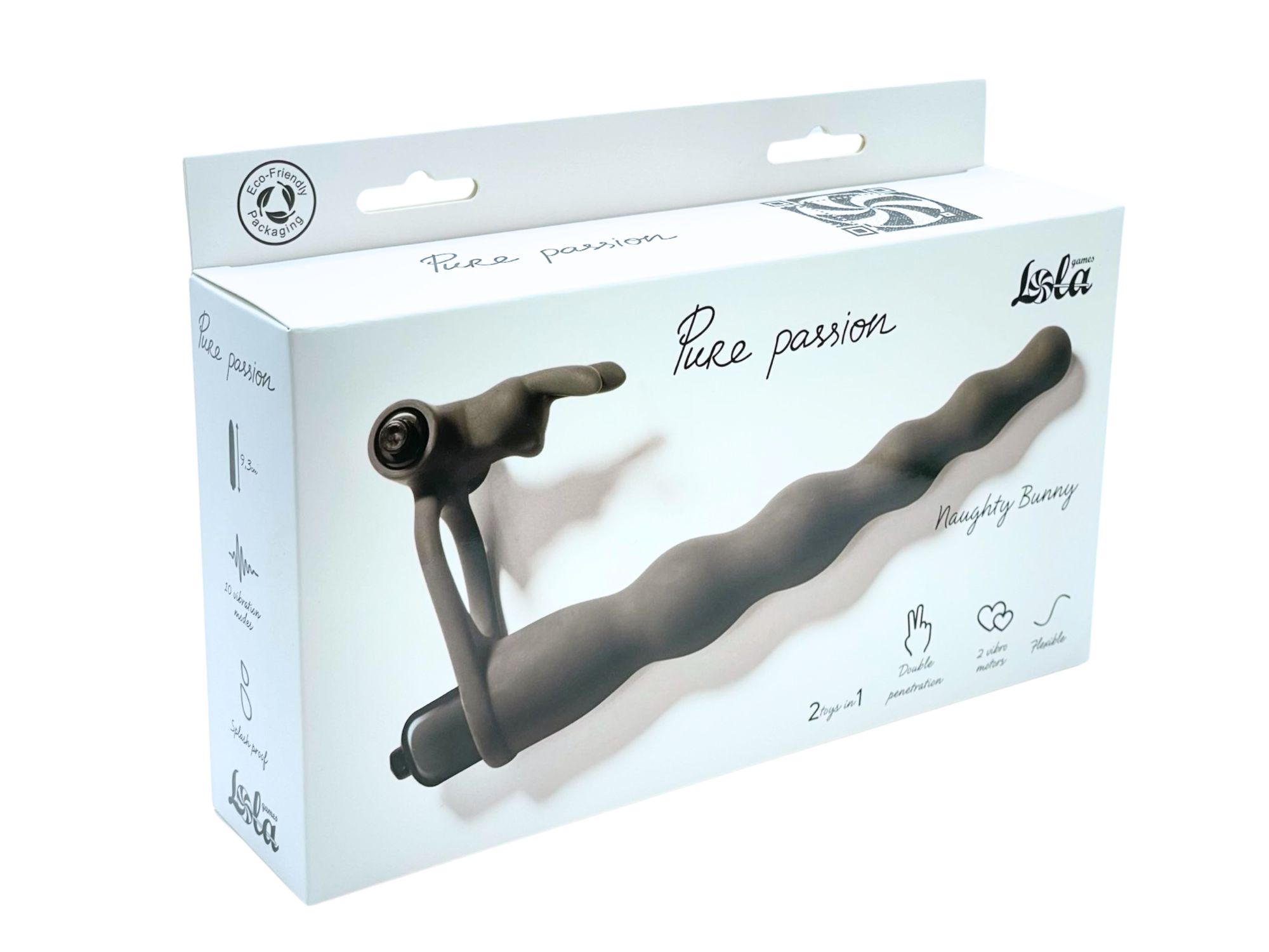 вибронасадка для двойного проникновения pure passion bunny black 1202-01lola в Мурманске