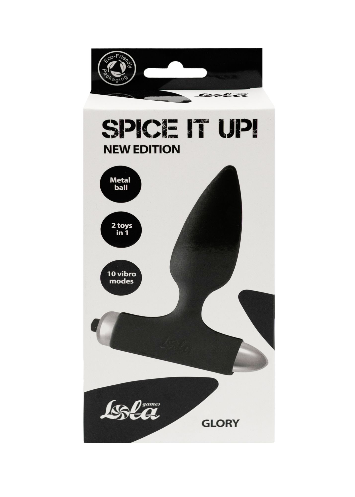 анальная пробка с вибрацией spice it up new edition glory black 8015-01lola в Мурманске