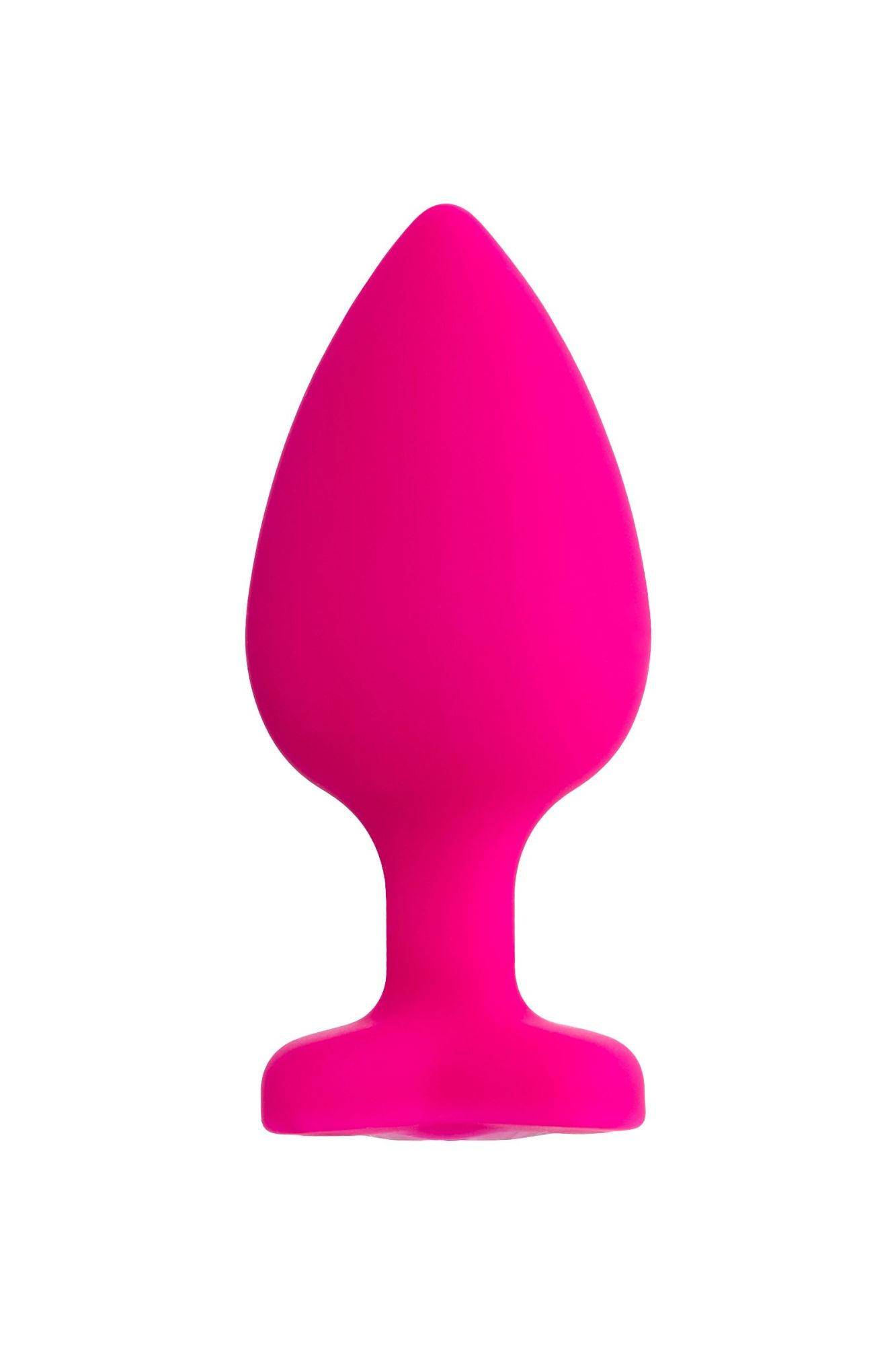анальная втулка todo by toyfa diamond heart, силикон, розовая, 9,5 см, ø 4 см в Мурманске