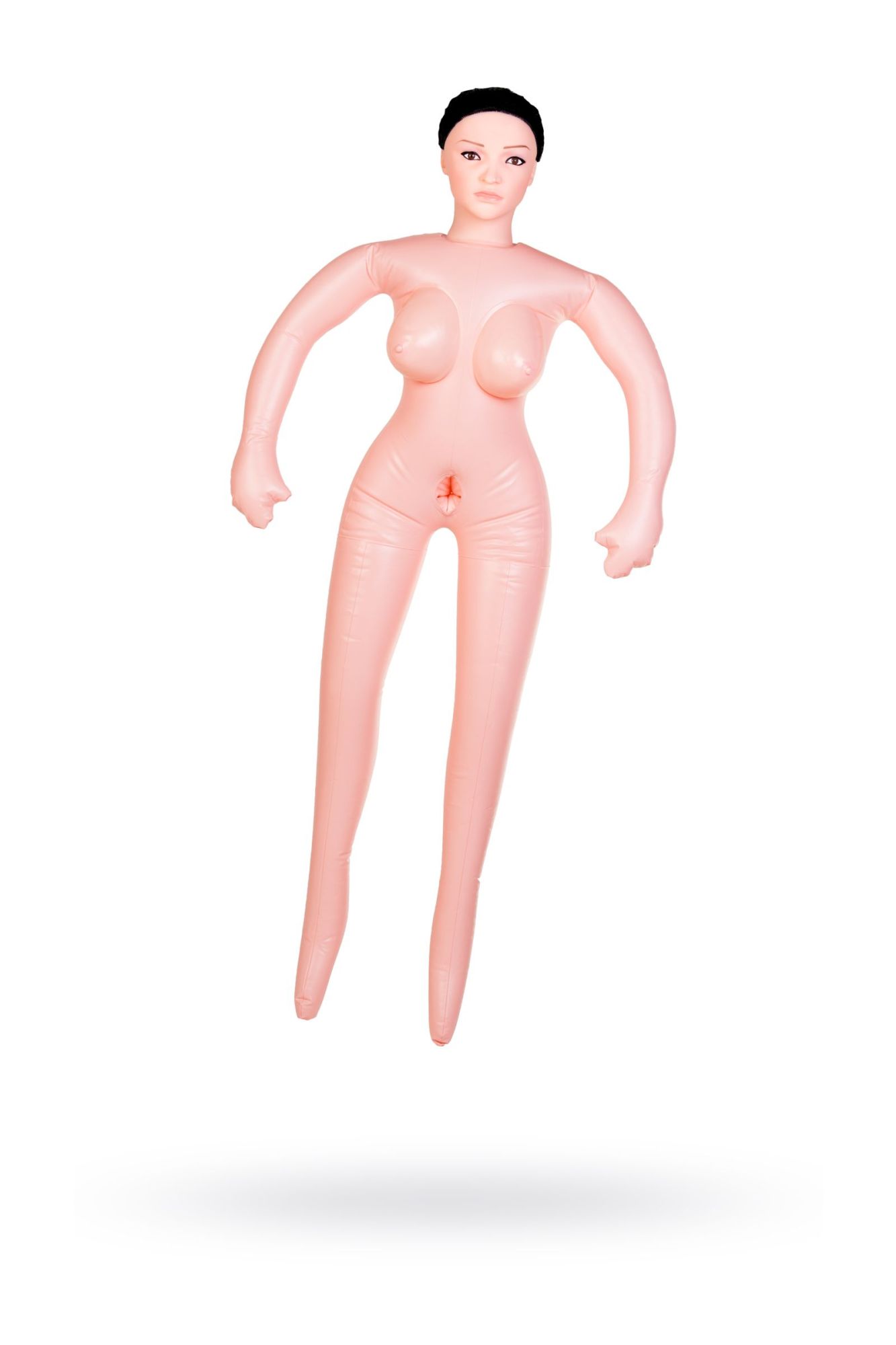 кукла надувная dolls-x by toyfa nurse emilia, реалистичная голова,брюнетка, с двумя отверстиями в Мурманске